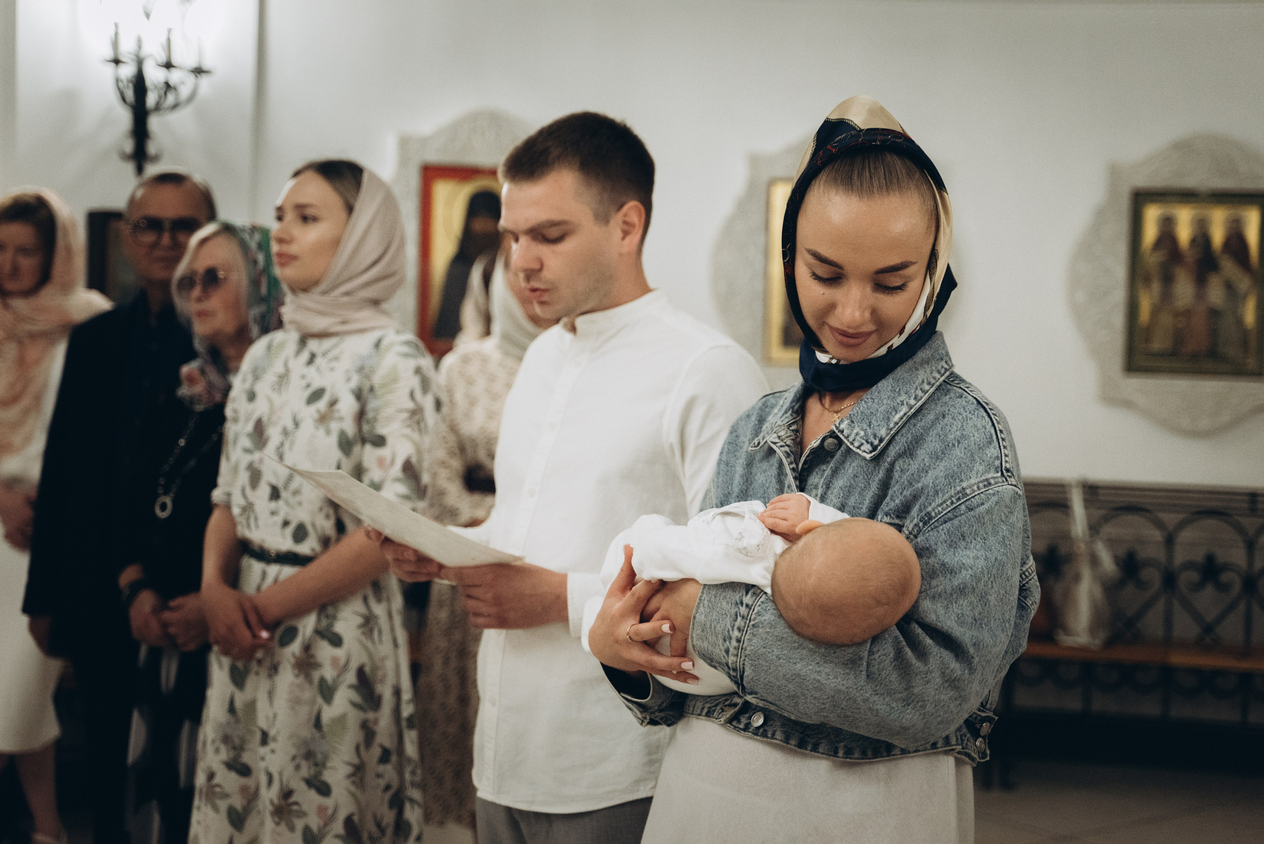 Крещение Максима (Криптовый храм в честь собора Новомучеников). Семейный фотограф в Минске Дарья Дреко