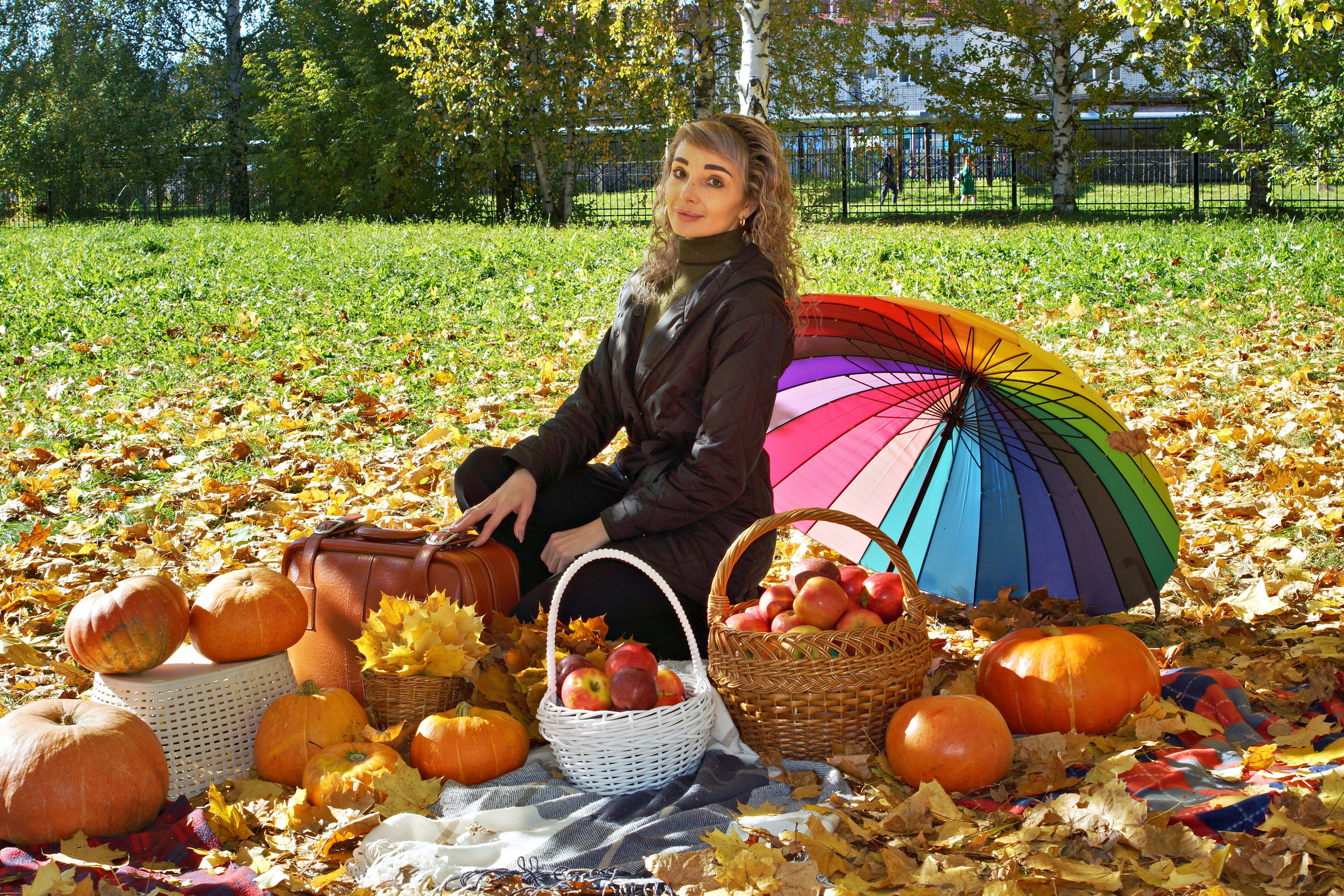 Осенняя фотосессия в детском саду г. Йошкар-Ола