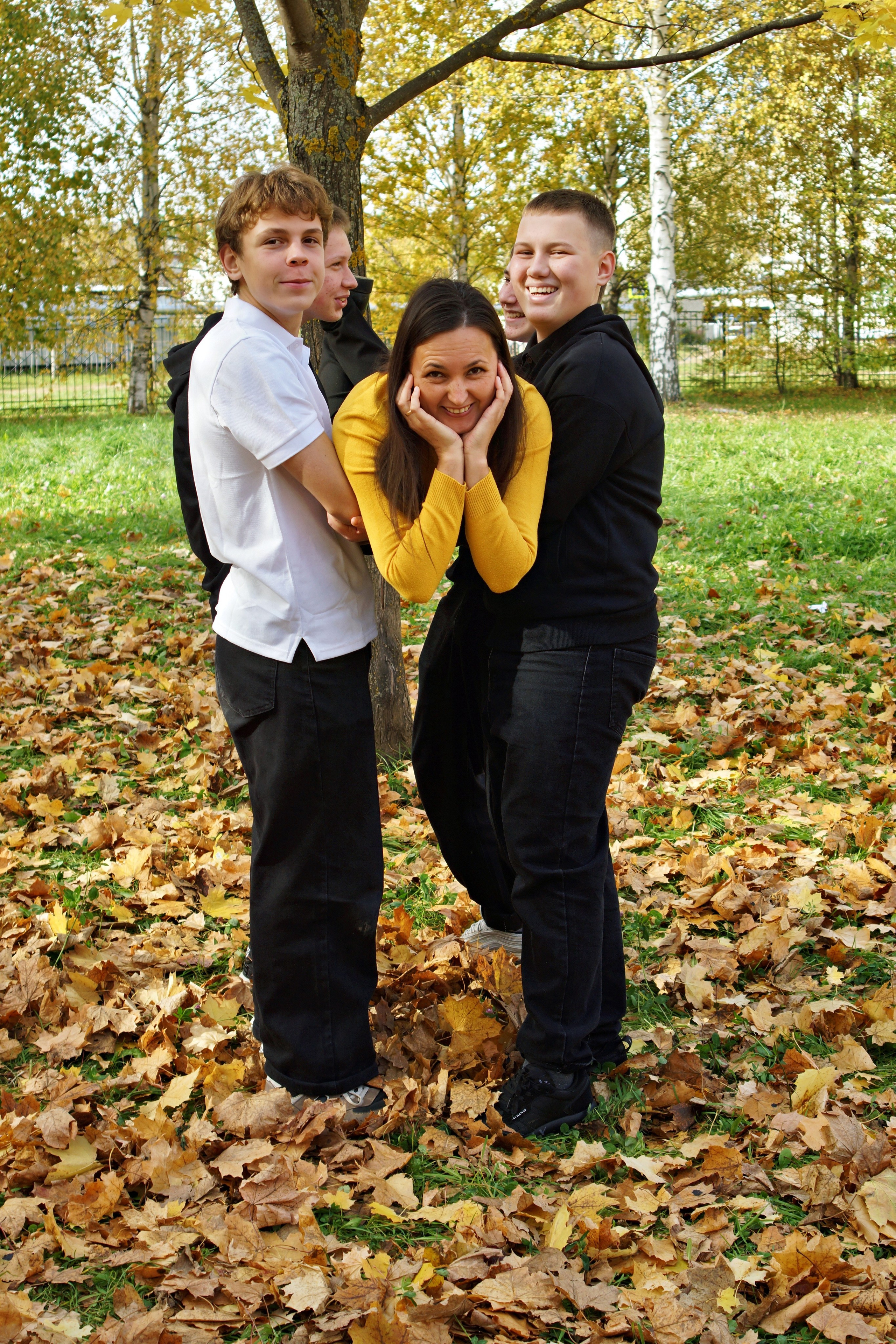 Осенняя фотосессия в школе г. Йошкар-Ола