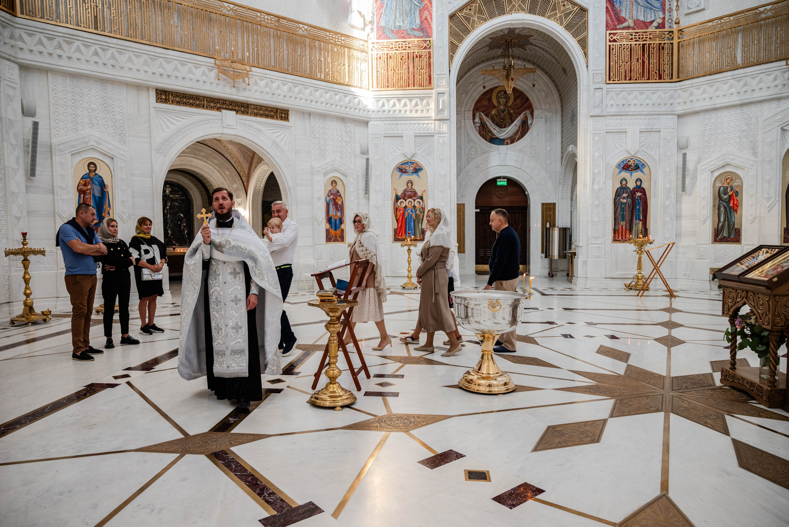 Крещение Олеся. Семейный и детский фотограф Москва