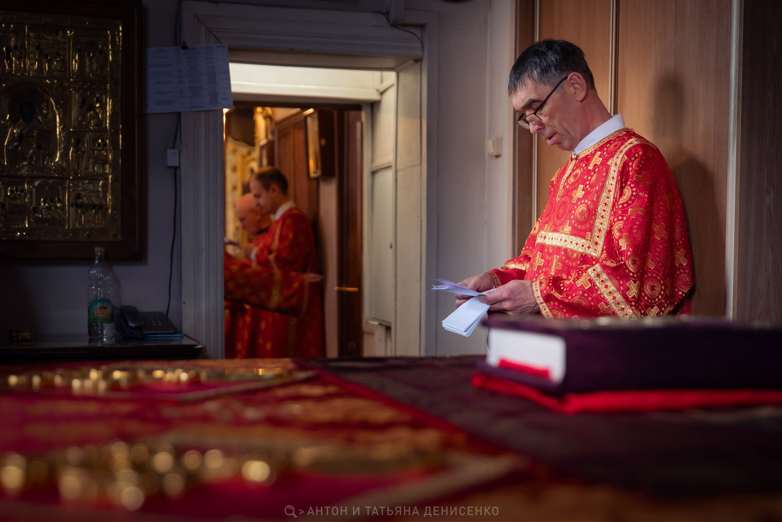 Храм Преображения Господня в Богородском. Антипасха. Антон и Татьяна Денисенко — В храме