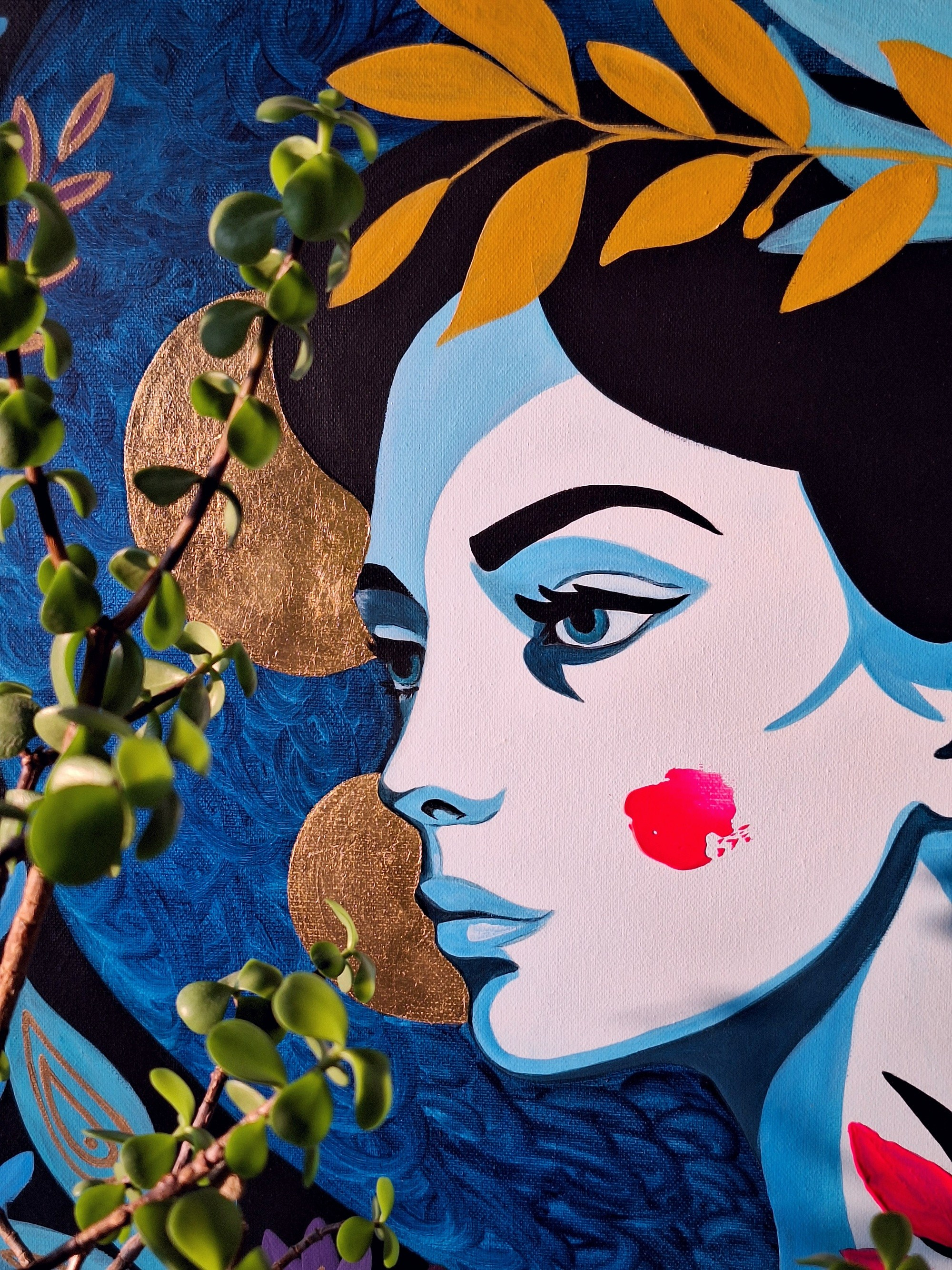 Дивный сад. Художник Анастасия Кисткина, Петербург