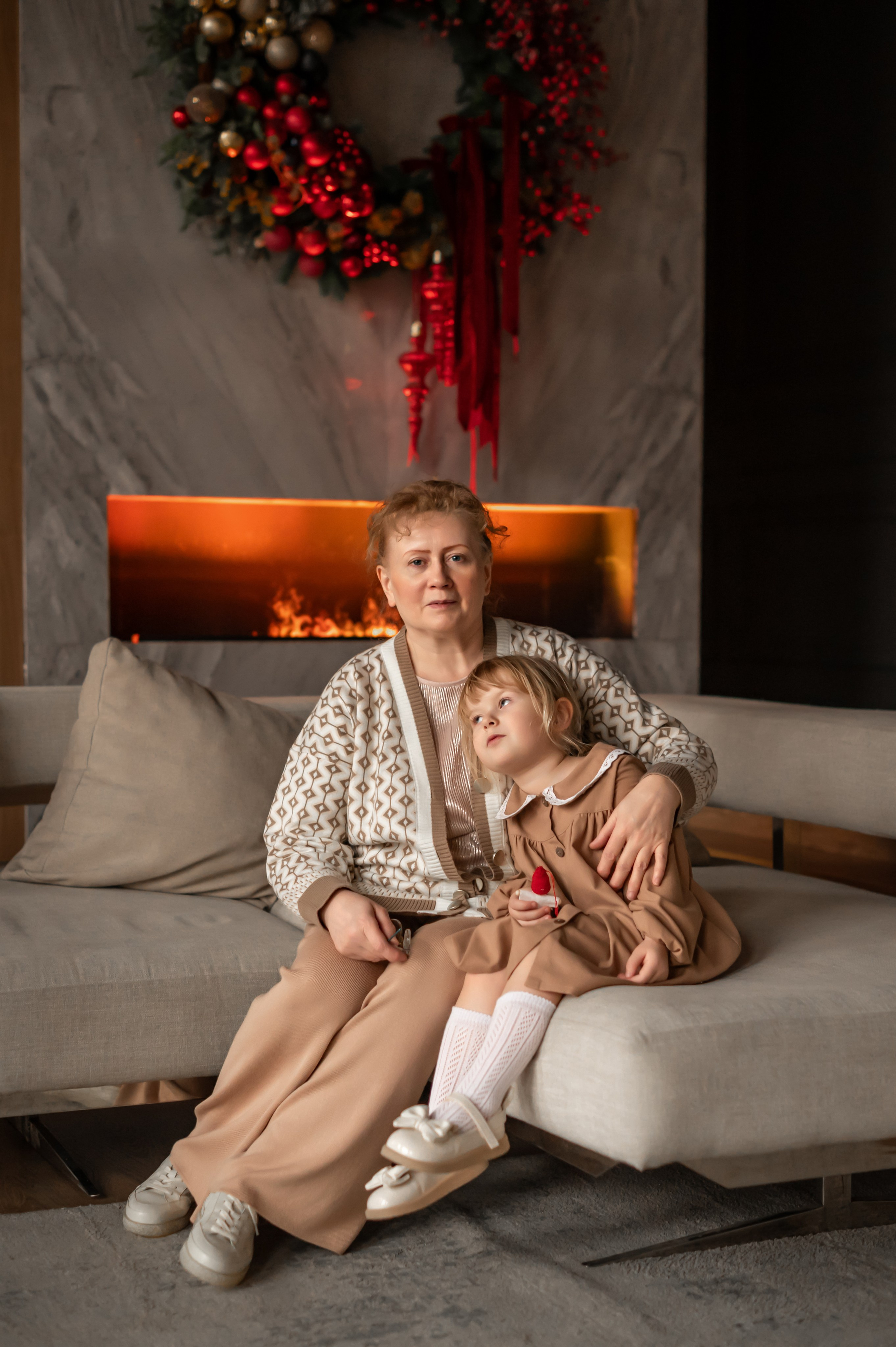 Семья Екатерины в студии Мимика