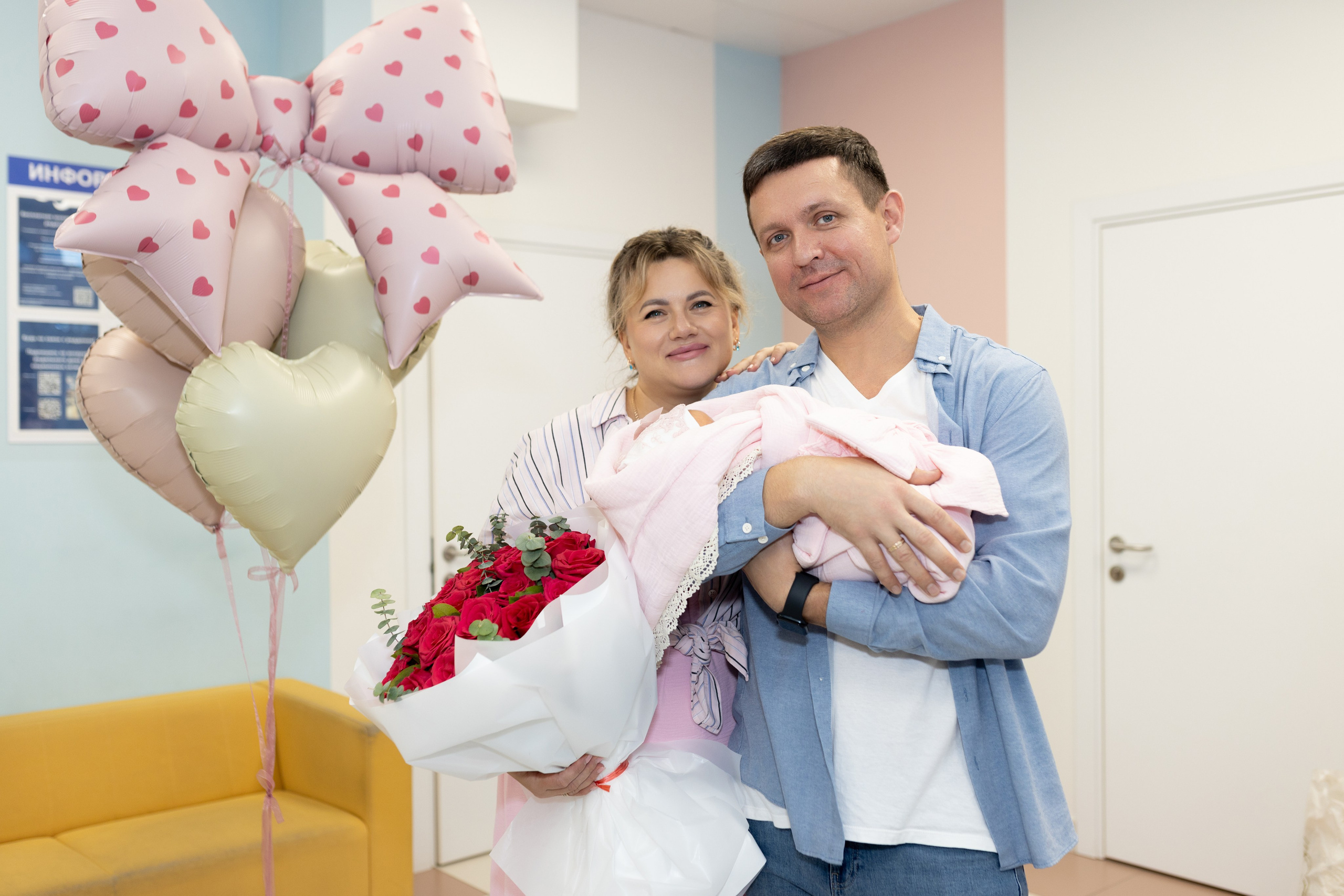 Выписка из роддома. Фотограф в Железнодорожном и Балашихе