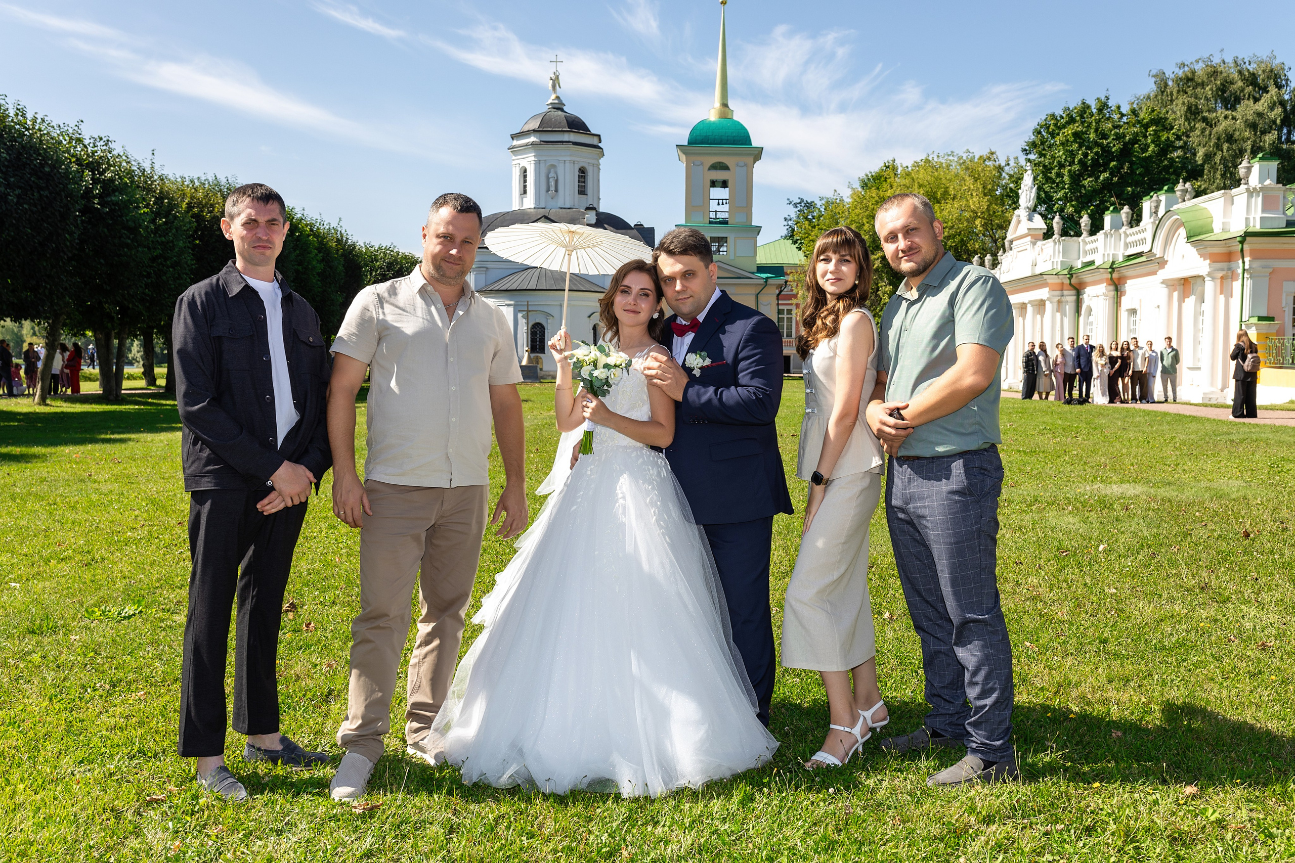 Свадебная фотосессия в парке Кусково. Фотограф в Железнодорожном и Балашихе