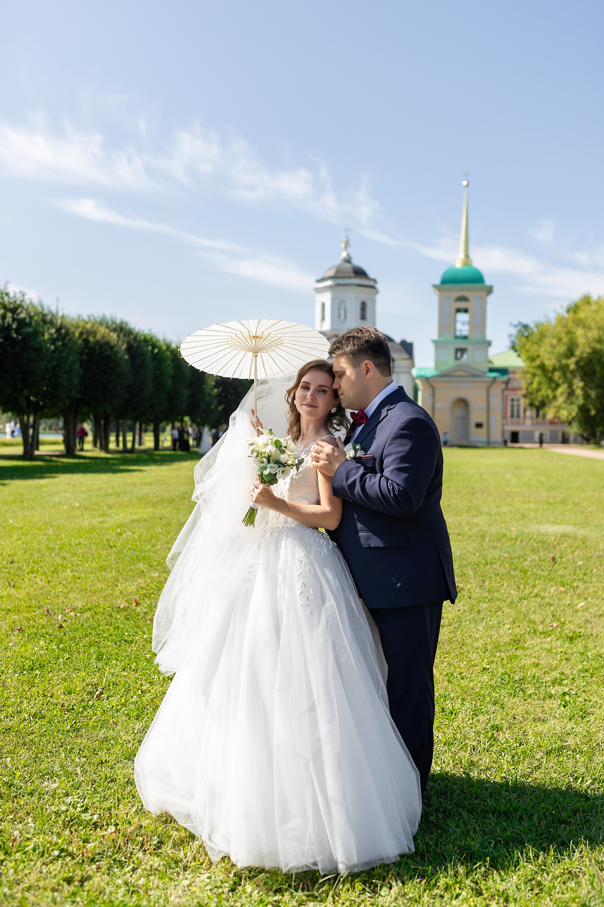 Свадебная фотосессия в парке Кусково. Фотограф в Железнодорожном и Балашихе