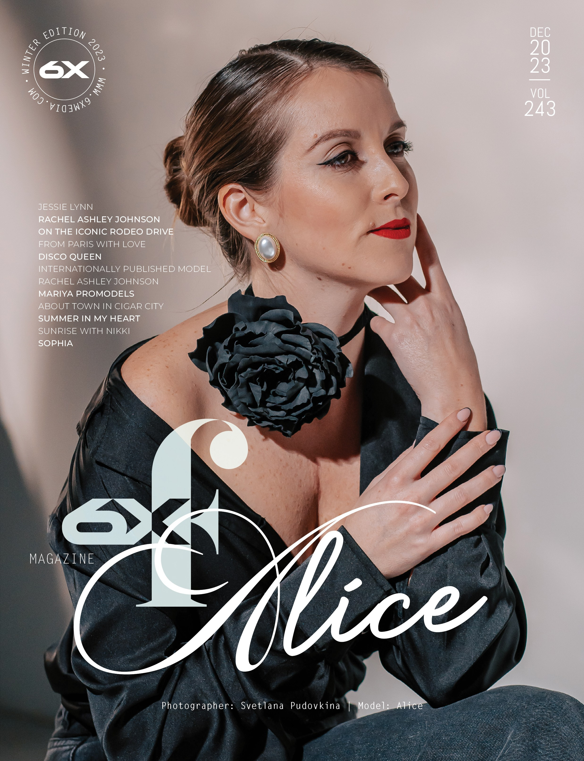 Обложка журнала и публикация в 6XF Атланта. Фотограф Тольятти Светлана Пудовкина