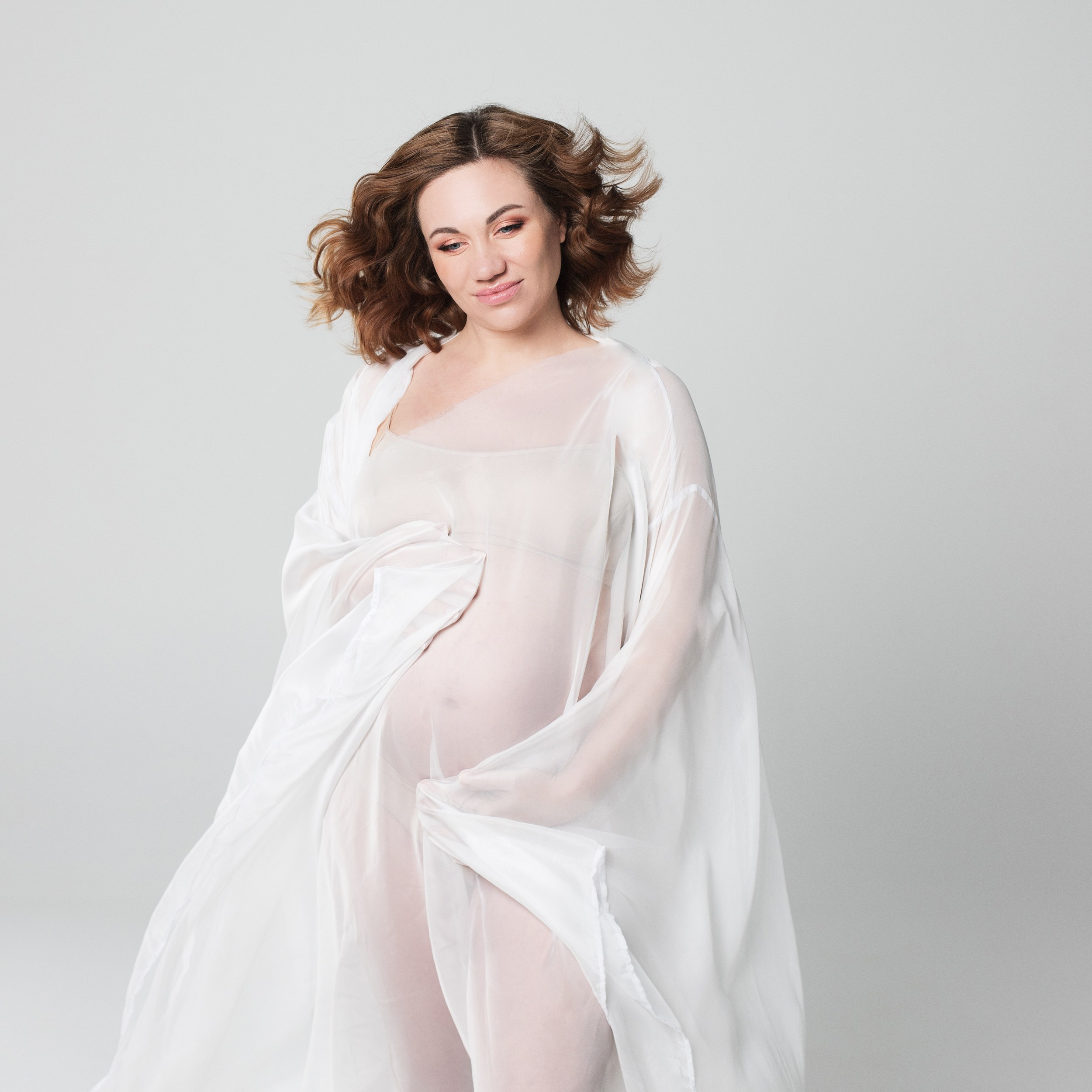 Семейная беременная фотосессия. Необычные портретные фотосессии под ключ в Москве