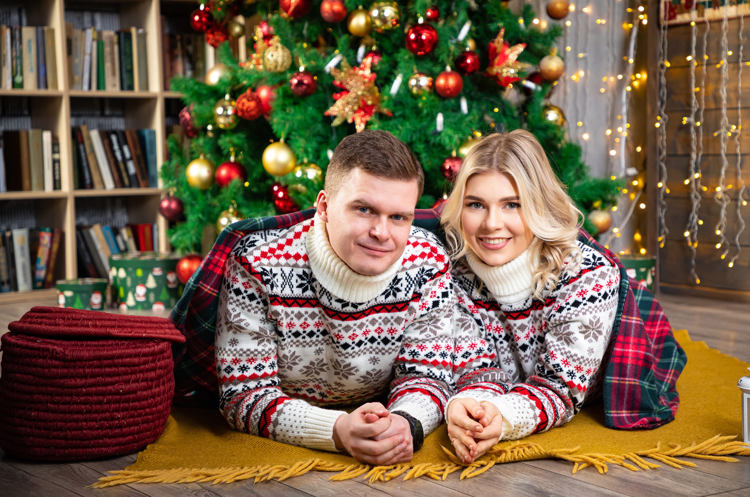 Новогодняя фотосессия. Фотостудия в Москве LUXARTPHOTO