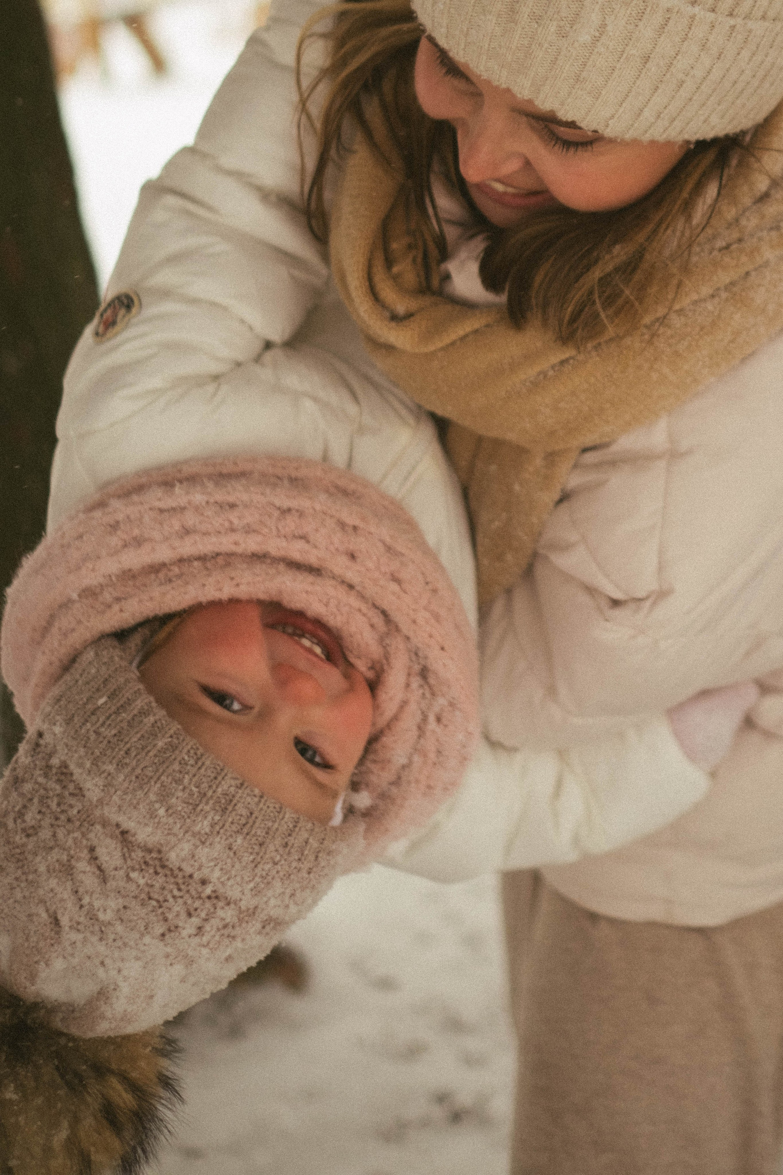 Зимняя прогулка Маргариты и Мариночки. Семейный фотограф в Санкт-Петербурге Дарья Косянчук