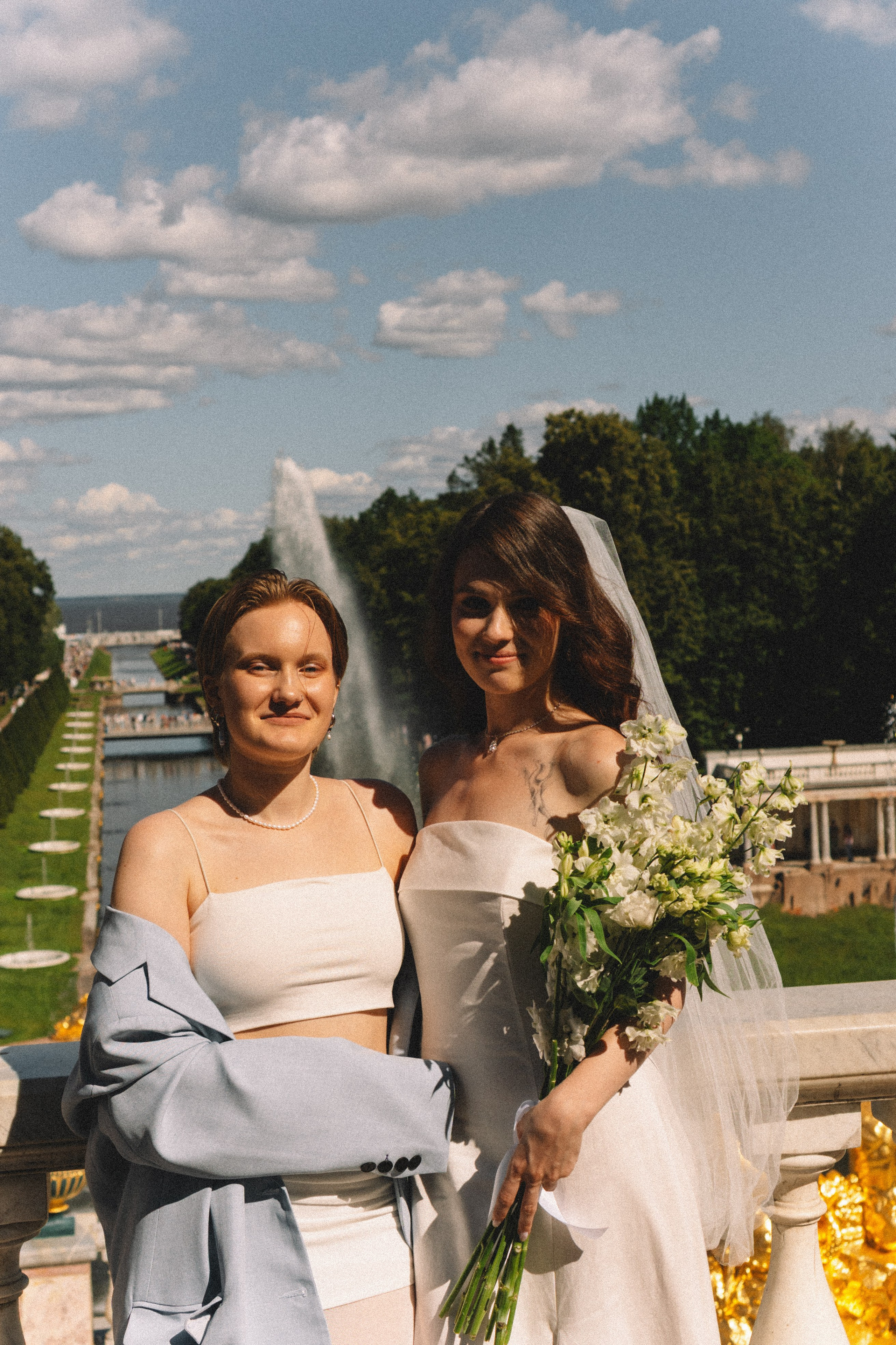 СВАДЕБНАЯ СЬЕМКА В ПЕТЕРГОФЕ И СЬЕМКА РЕПОРТАЖА В ЗАГСЕ ПЕТЕРГОФА. Профессиональный фотограф, Санкт-Петербург — Виктория Богомолова