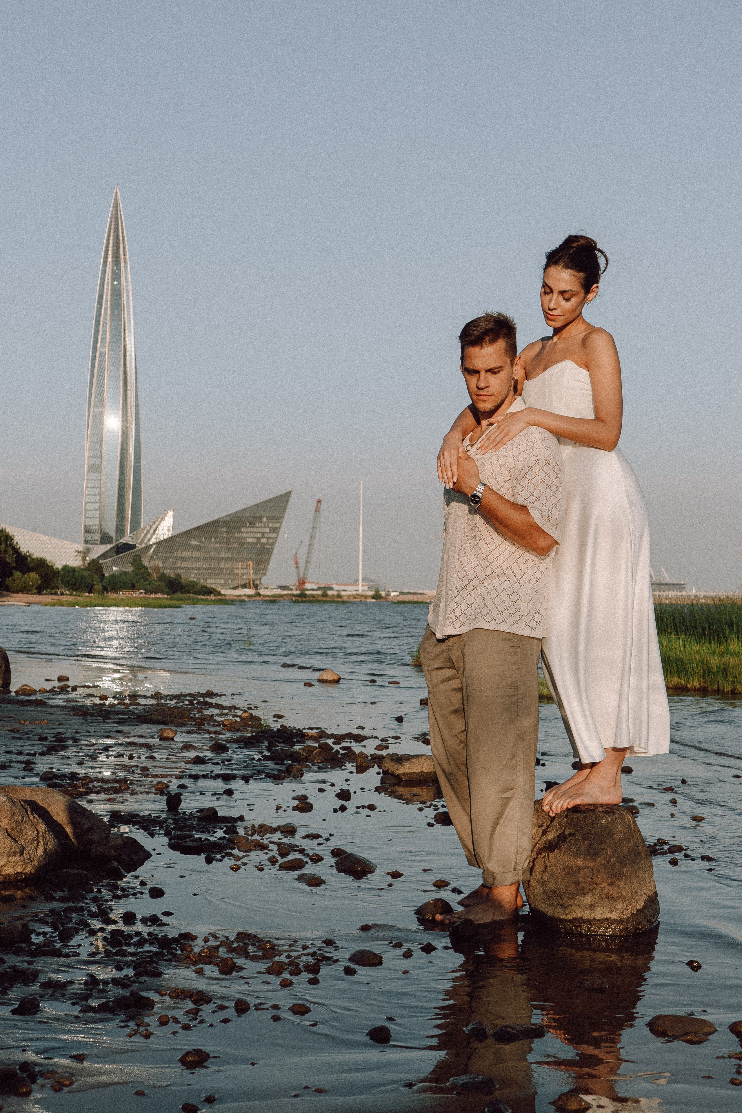 СВАДЕБНАЯ ФОТОСЕССИЯ ВЫЕЗДНОЙ ЦЕРЕМОНИИ (ФИНСКИЙ ЗАЛИВ). Профессиональный фотограф, Санкт-Петербург — Виктория Богомолова