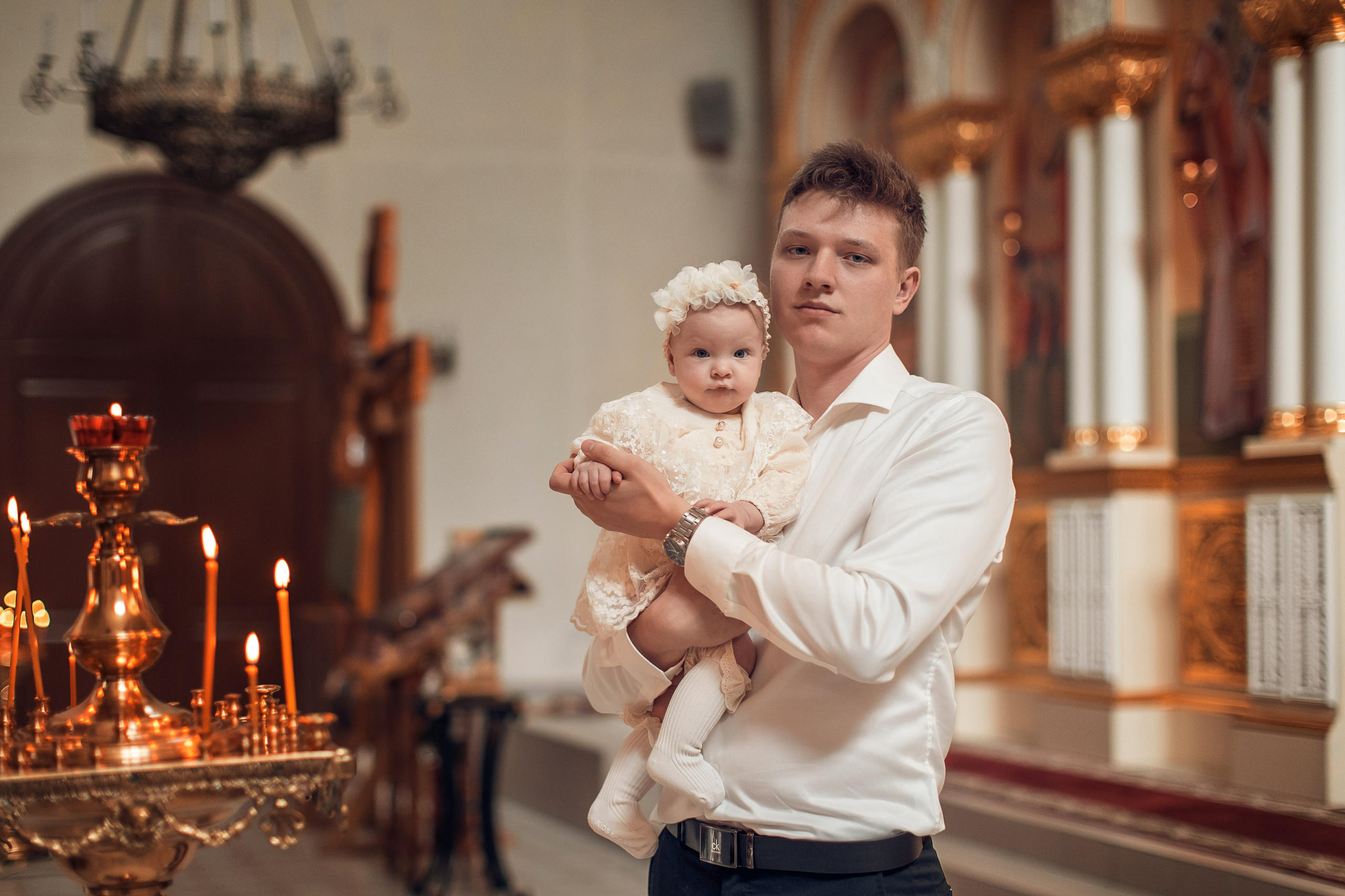 Крещение Евы в храме Спиридона Тримифунтского. Главная