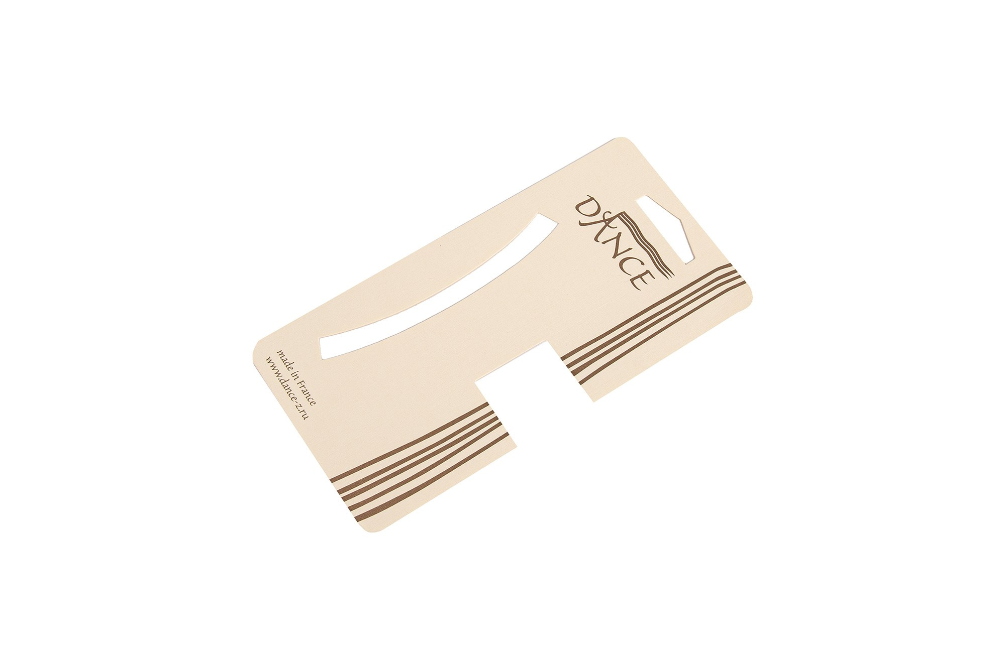 Визитка бежевая