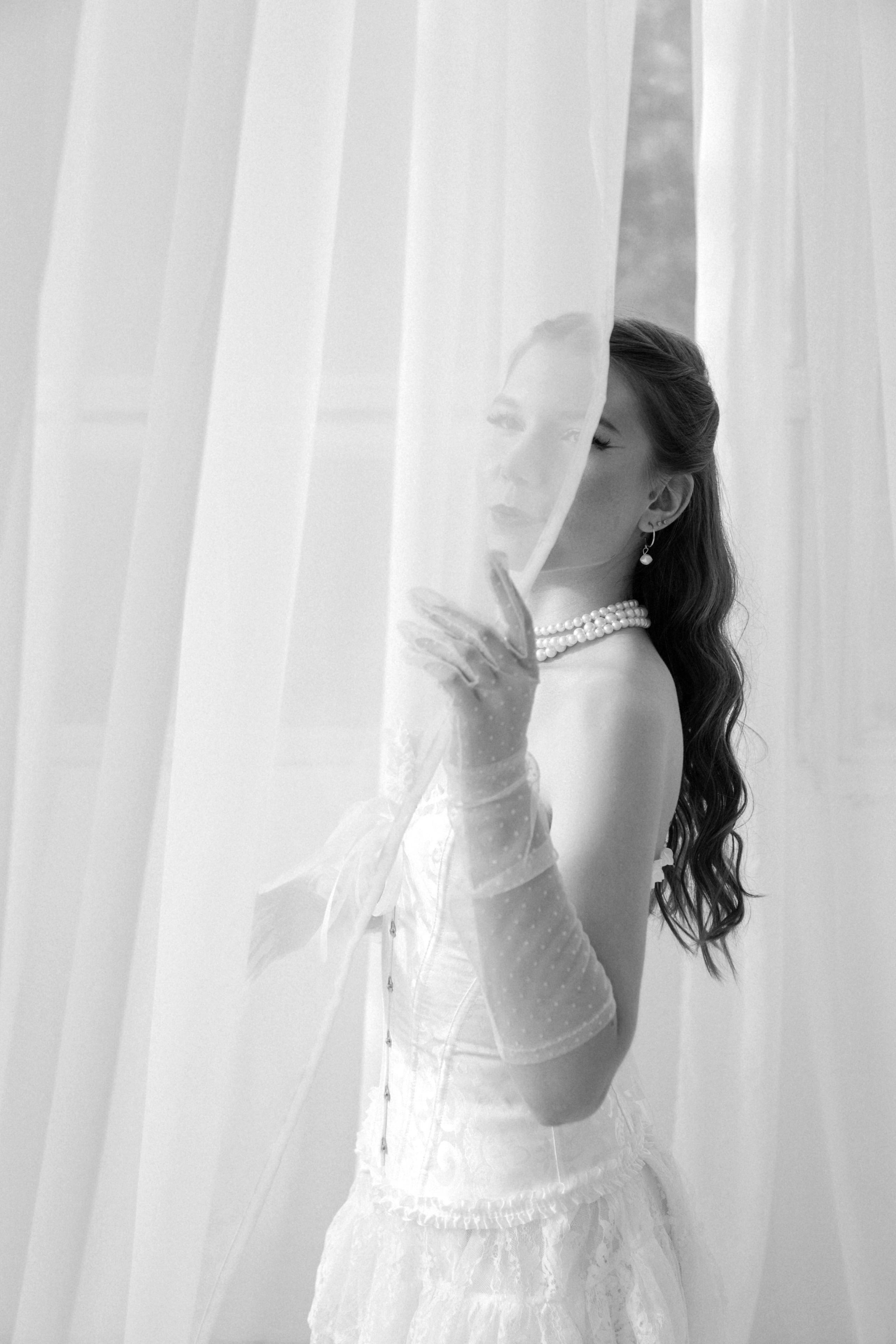 Марина. Фотосессия в студии, винтаж, женская съемка. Фотограф Ксения Третьякова, Санкт-Петербург