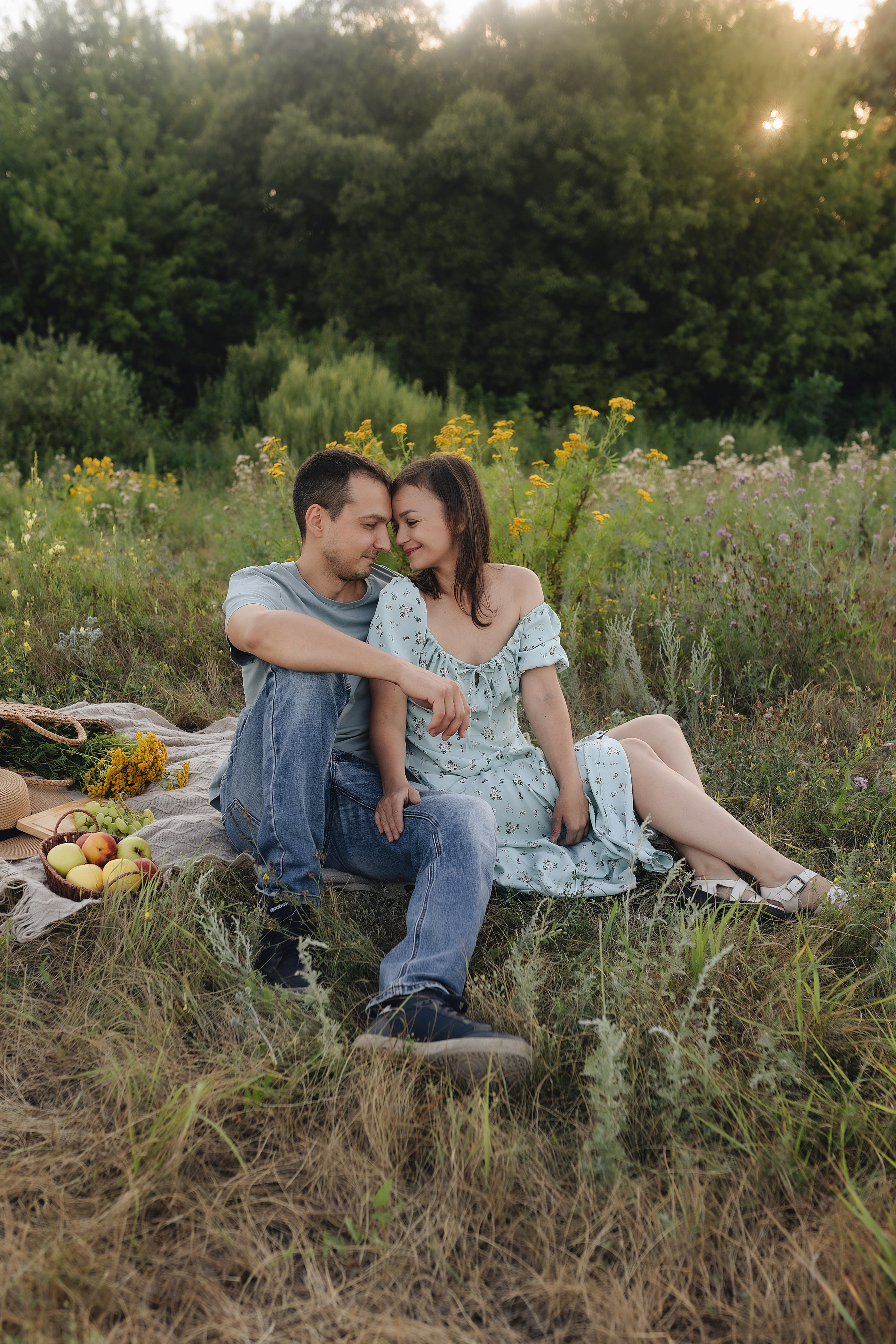 Семейная съемка на закате. Фотограф Карина Шмулёва. Воронеж и область