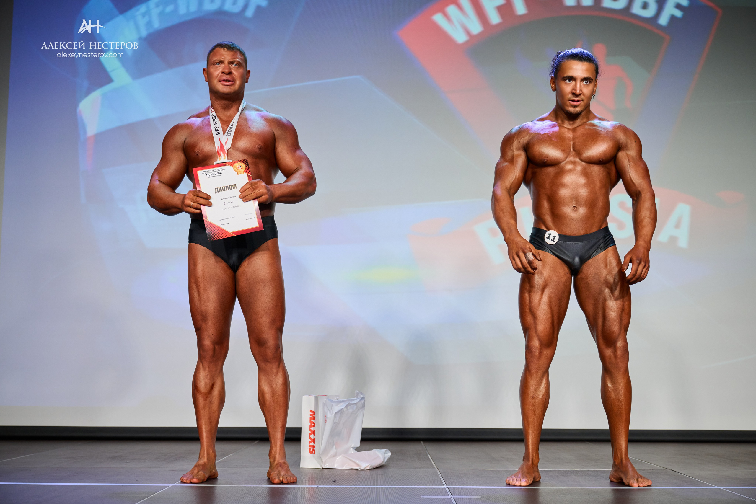 Фото с турнира «Прометей 2, WFF-WBBF Russia» 26 октября 2025. Спортивный фитнес фотограф Алексей Нестеров