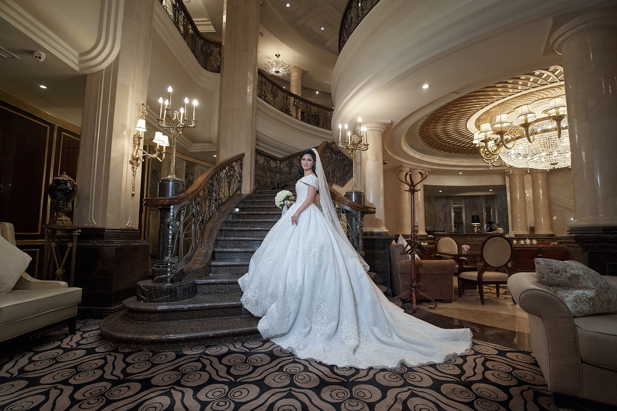 Свадьба Анны и Антона. Утро в отеле St.Regis, банкет в ресторане Туран. Фотограф в Москве Сергей Гаварос