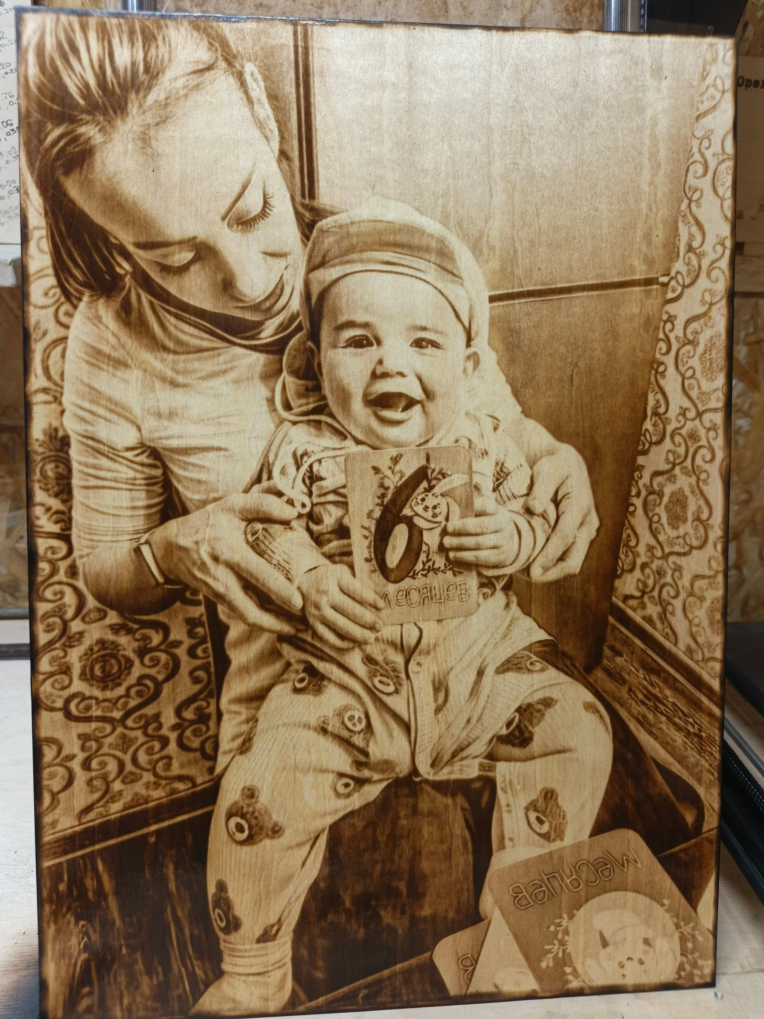 Портреты. Выжигания картин и портретов по фото