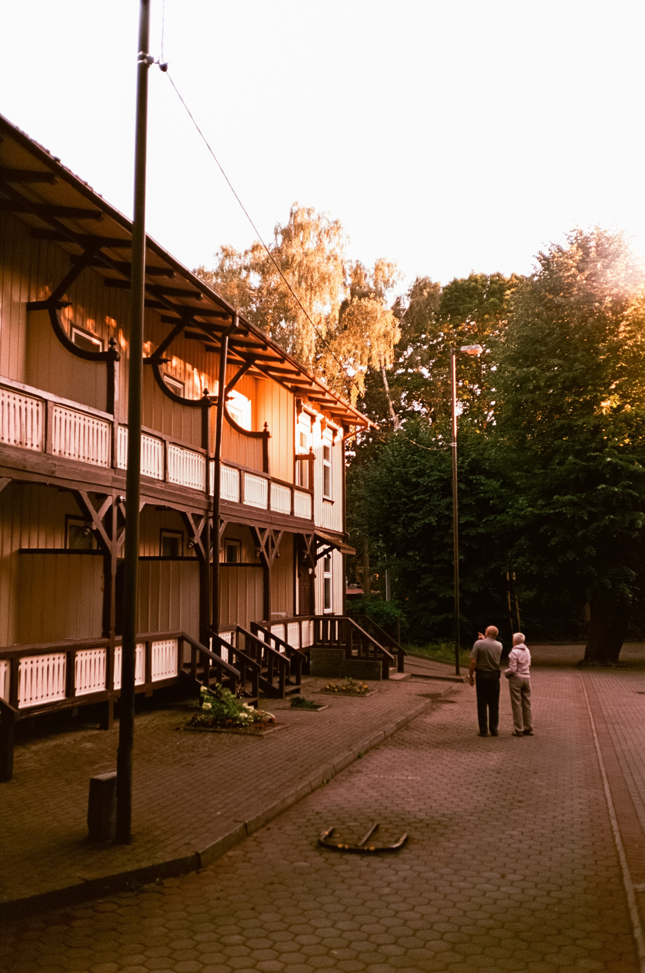 Закат в Калининграде на Aeronega 100 (Kodak Aerocolor IV) / Ricoh MF-1