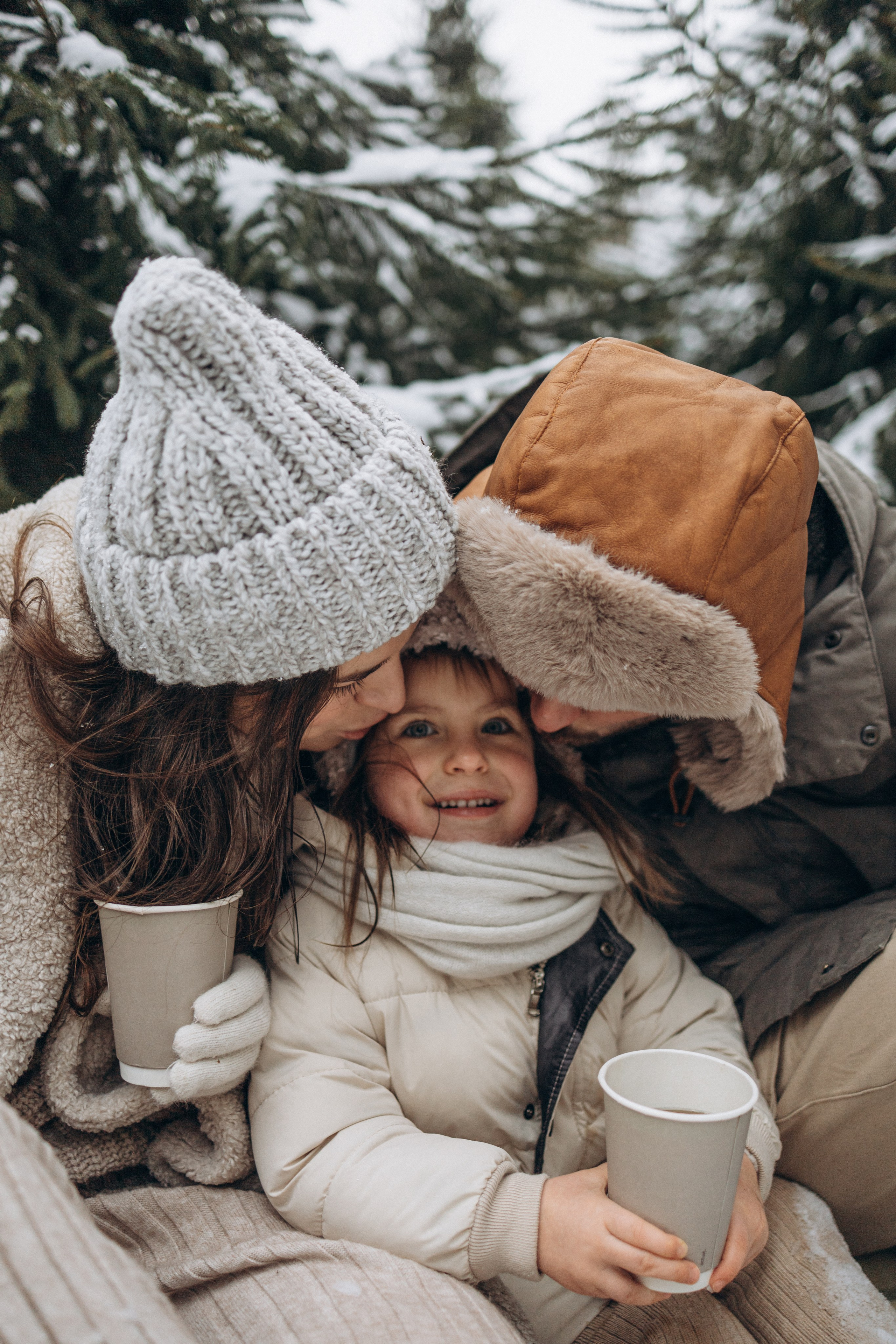 Зимняя прогулка. Семейный фотограф в Москве Валерия Карпова