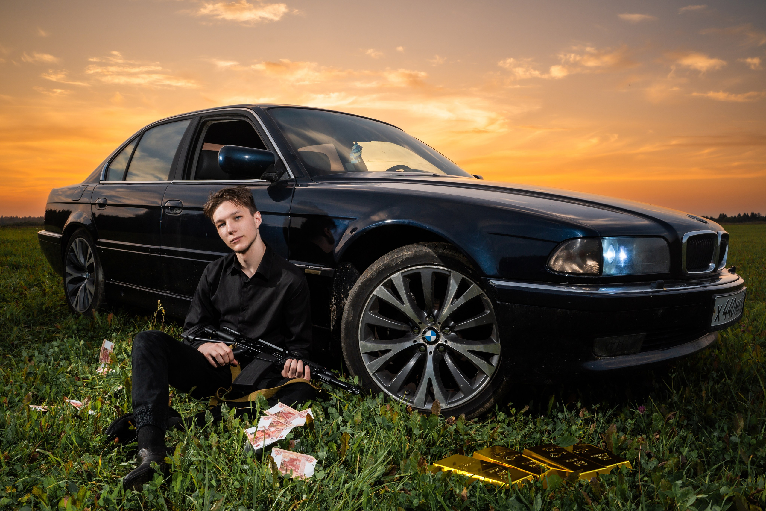 Гангстерская фотосессия. Фотограф и видеограф Евгений Романов Санкт-Петербург