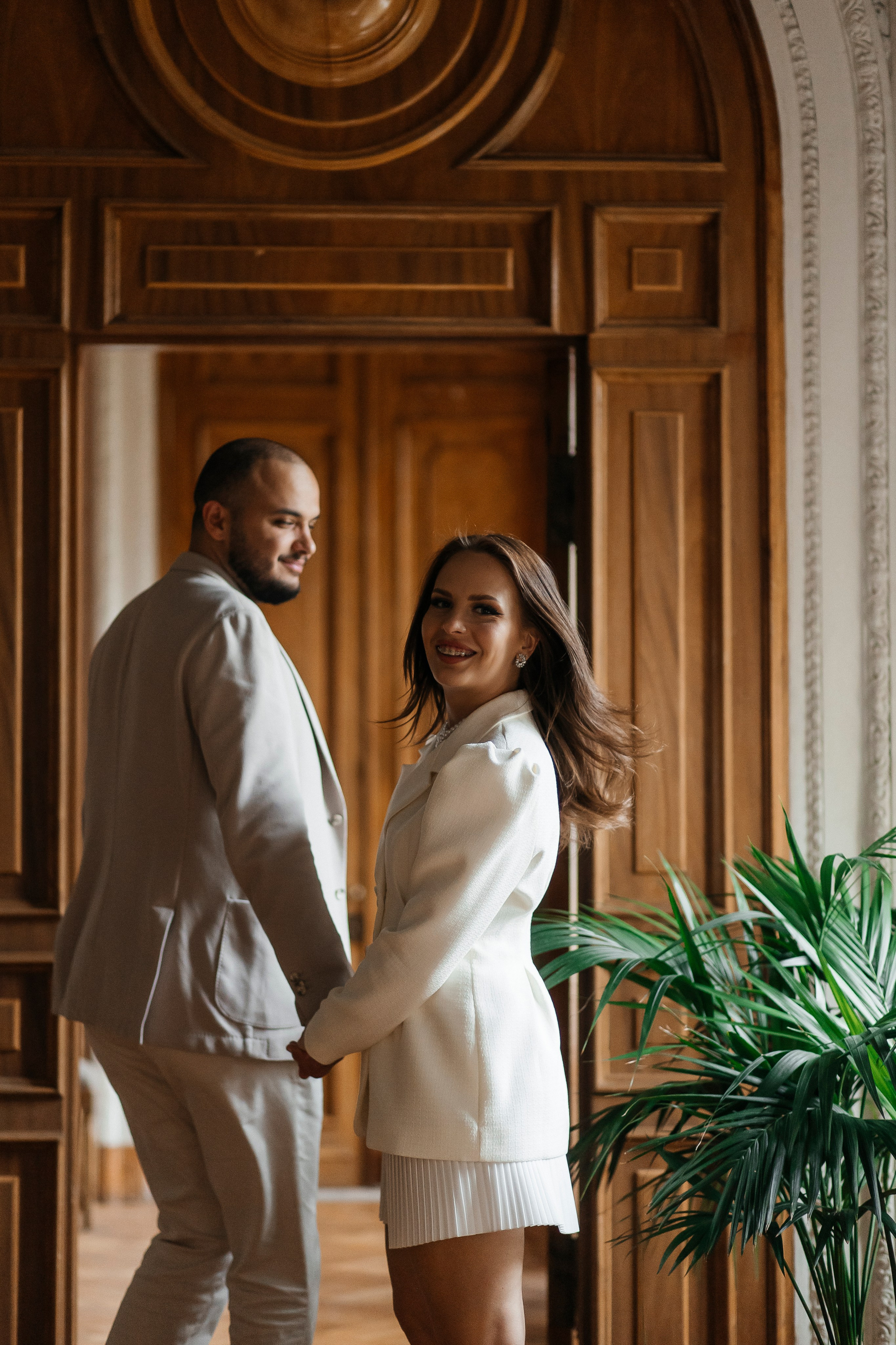 Анастасия и Мостафа (библиотека + прогулка). Фотограф в Москве Екатерина Потапова