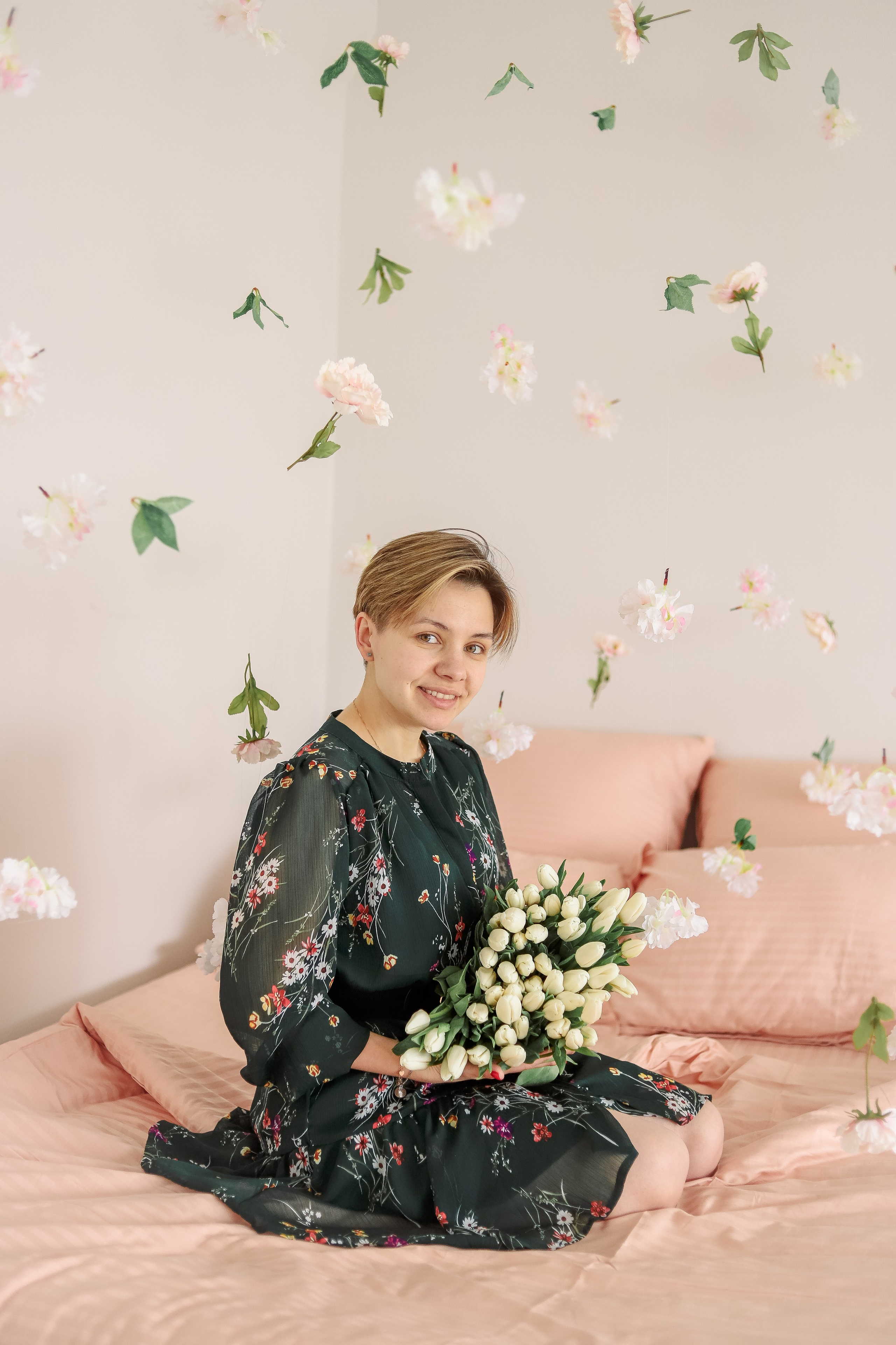 Ваня и Маруся — живые цветы + кролик. Kate Bunny | фотограф и видеограф в Люберцах