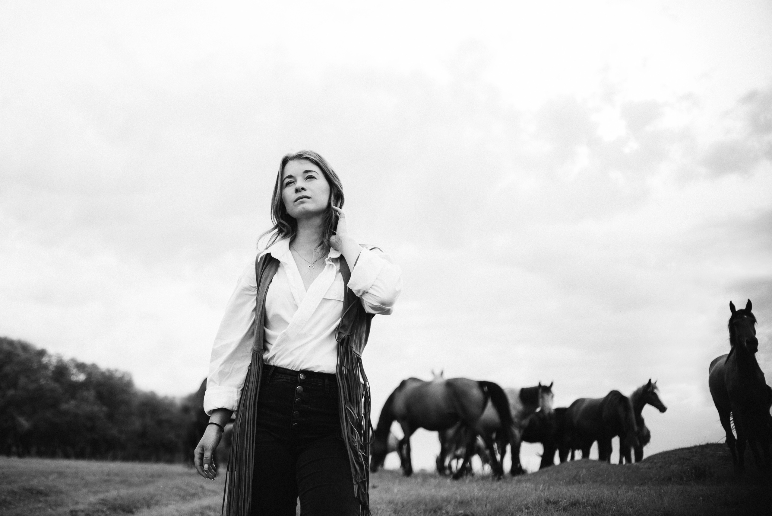 Конное: Катя и табун. Портфолио