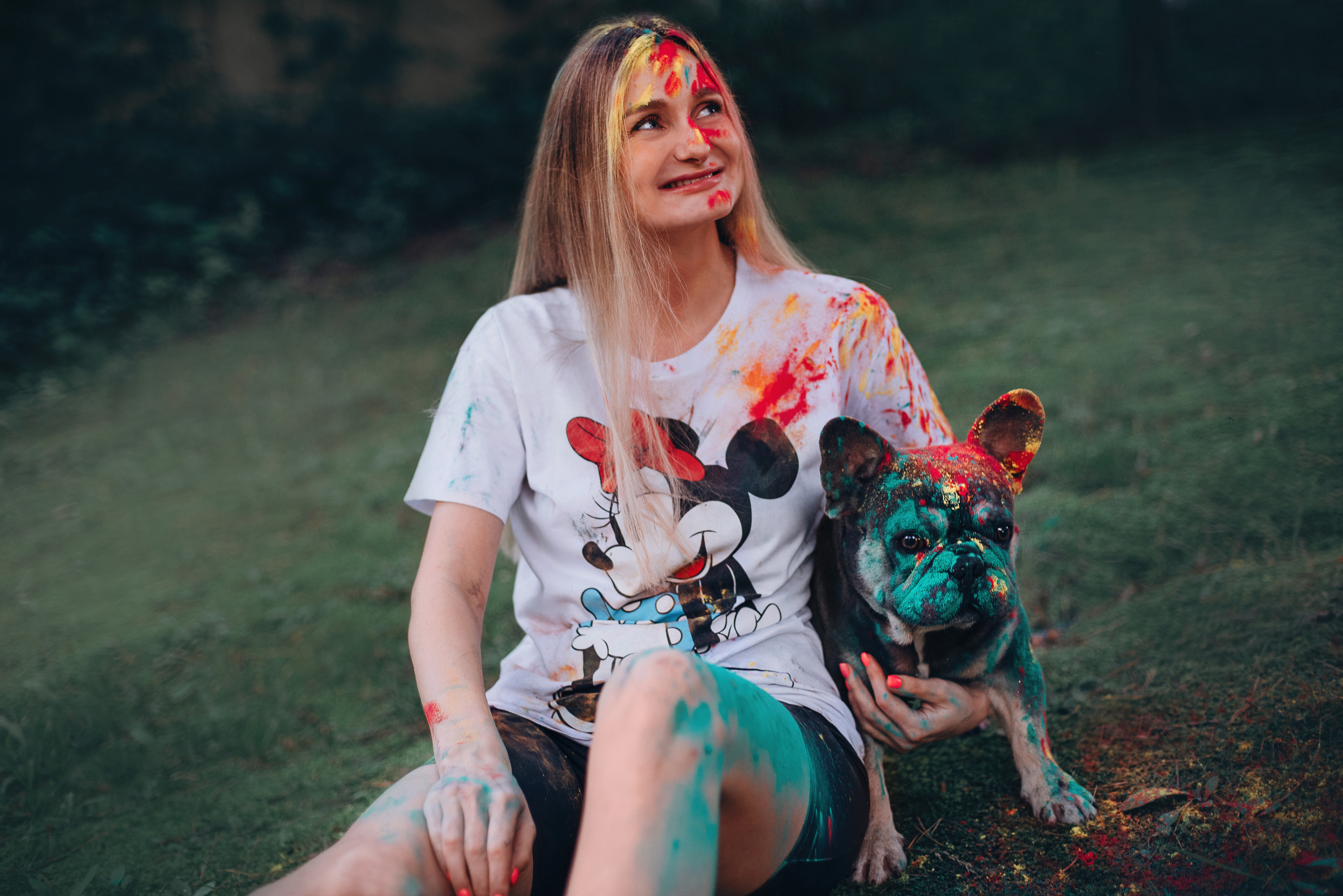 Рассвет в городе: французские бульдоги Лео и Фрэнк и Алена. Портфолио