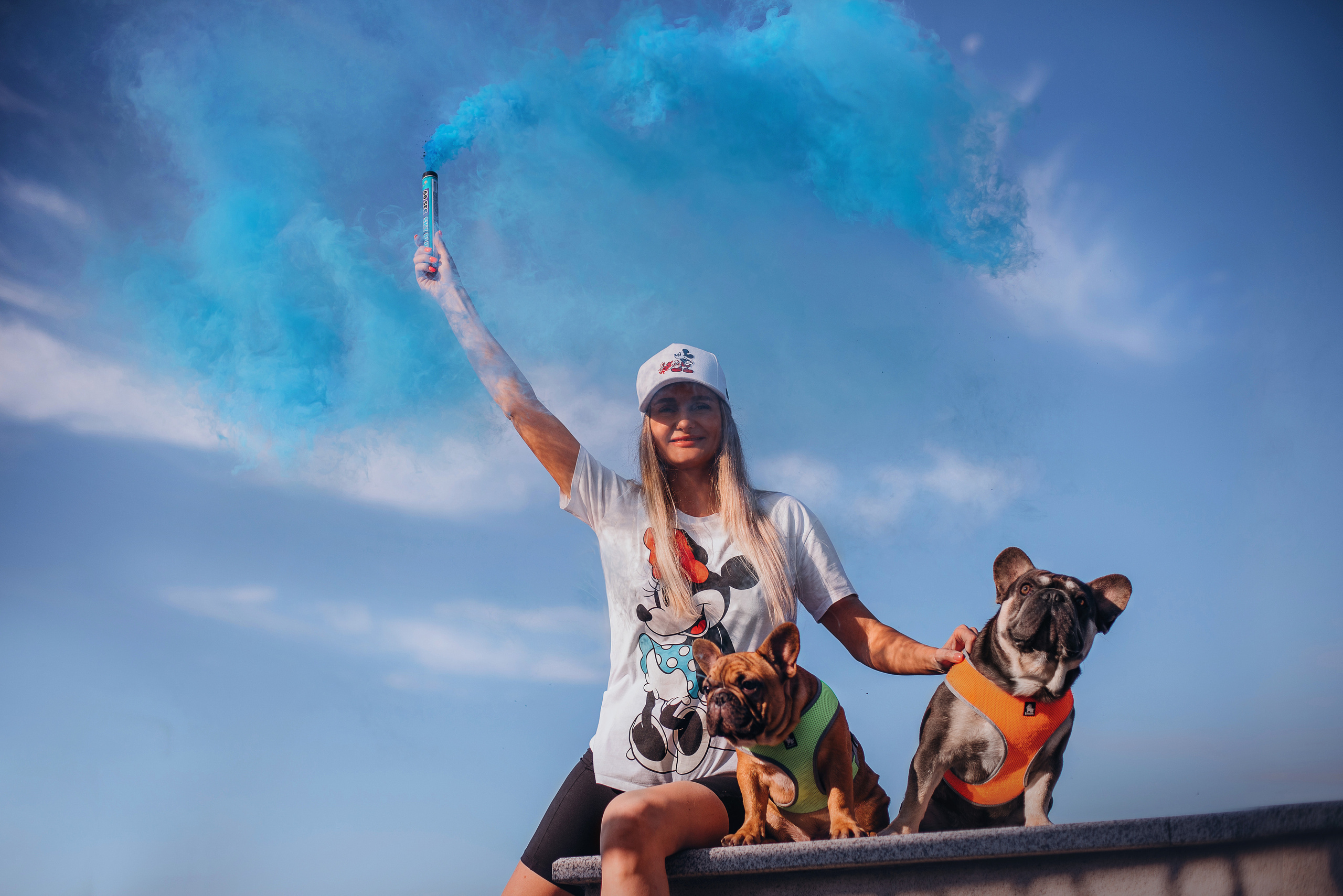 Рассвет в городе: французские бульдоги Лео и Фрэнк и Алена. Портфолио