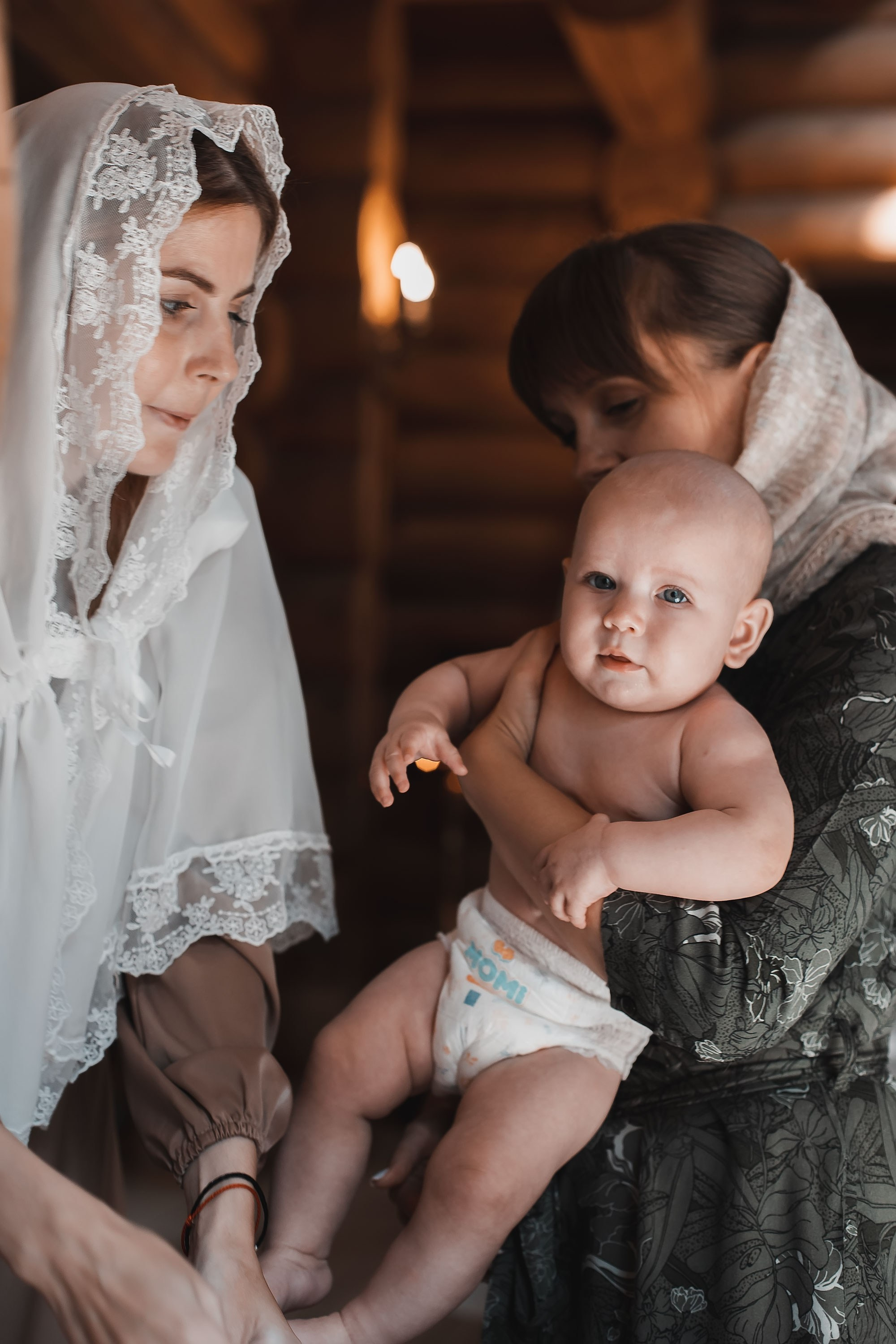 Крещение Ксении. Семейный, индивидуальный фотограф в Москве Ангели Марина