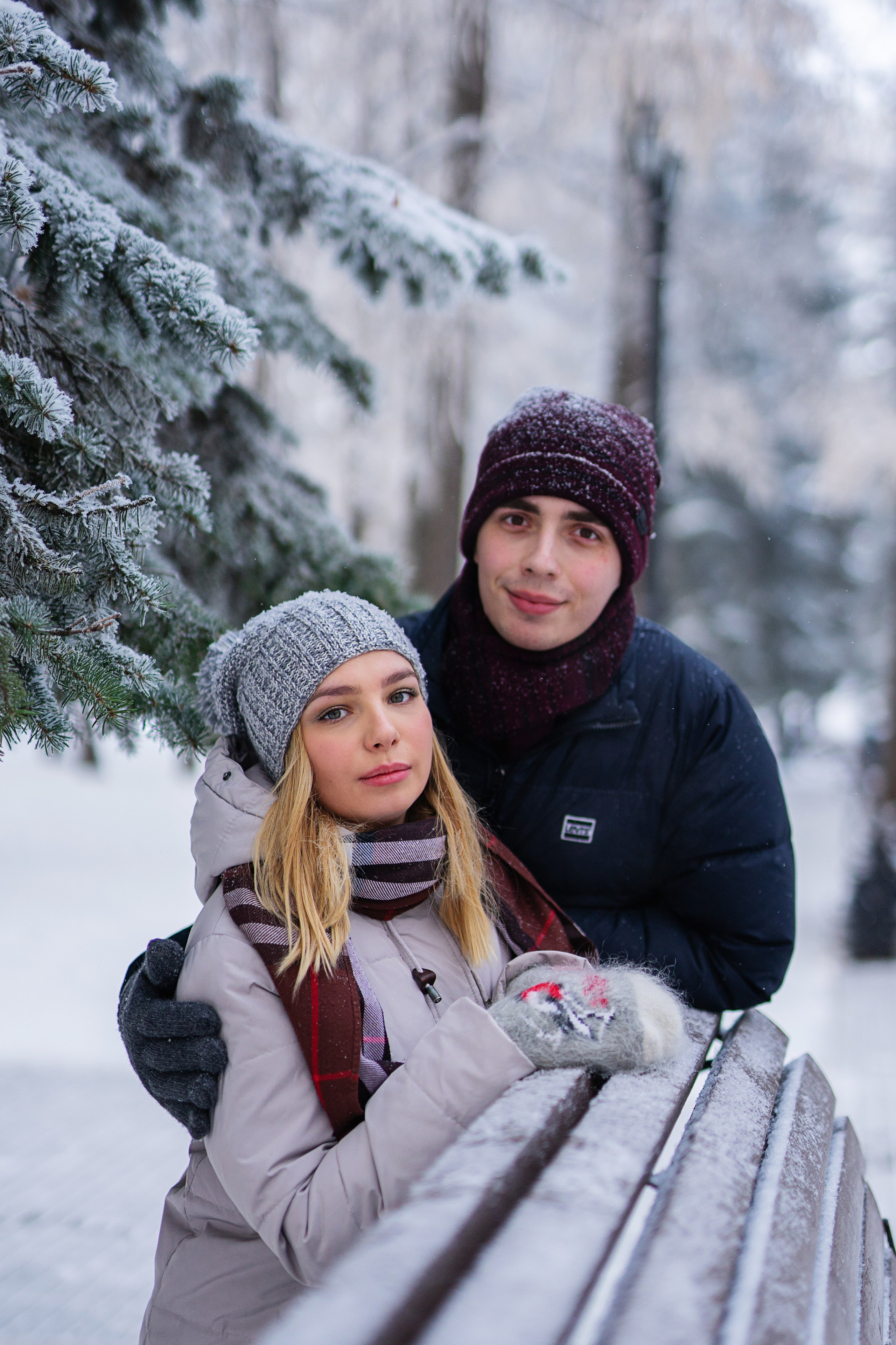 Толя и Поля — зимняя прогулка. Свадебный и семейный фотограф Марина Лежнева, г. Уфа