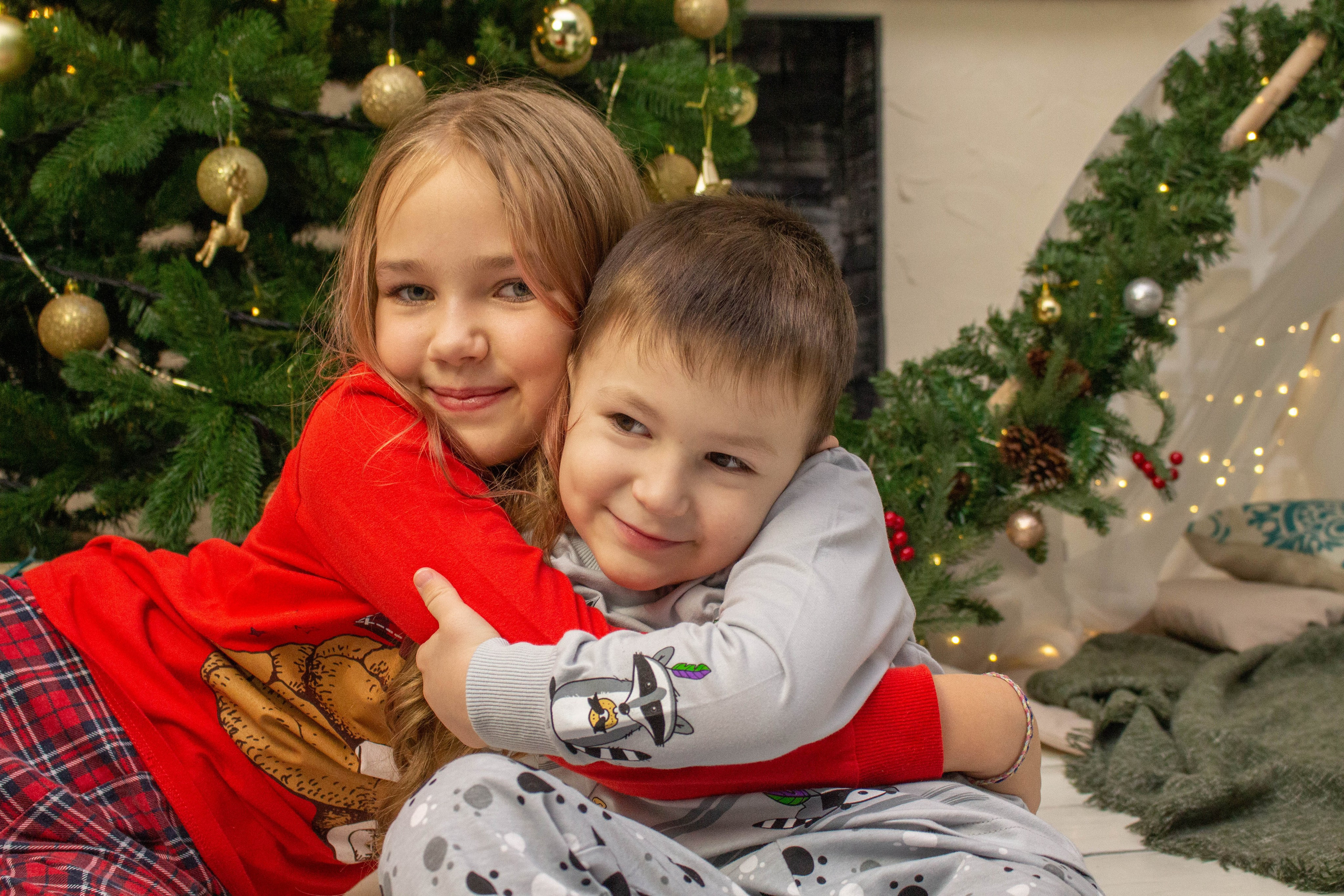 Новогодняя фотосессия Анны и Евгения. Фотограф новорожденных в Екатеринбурге