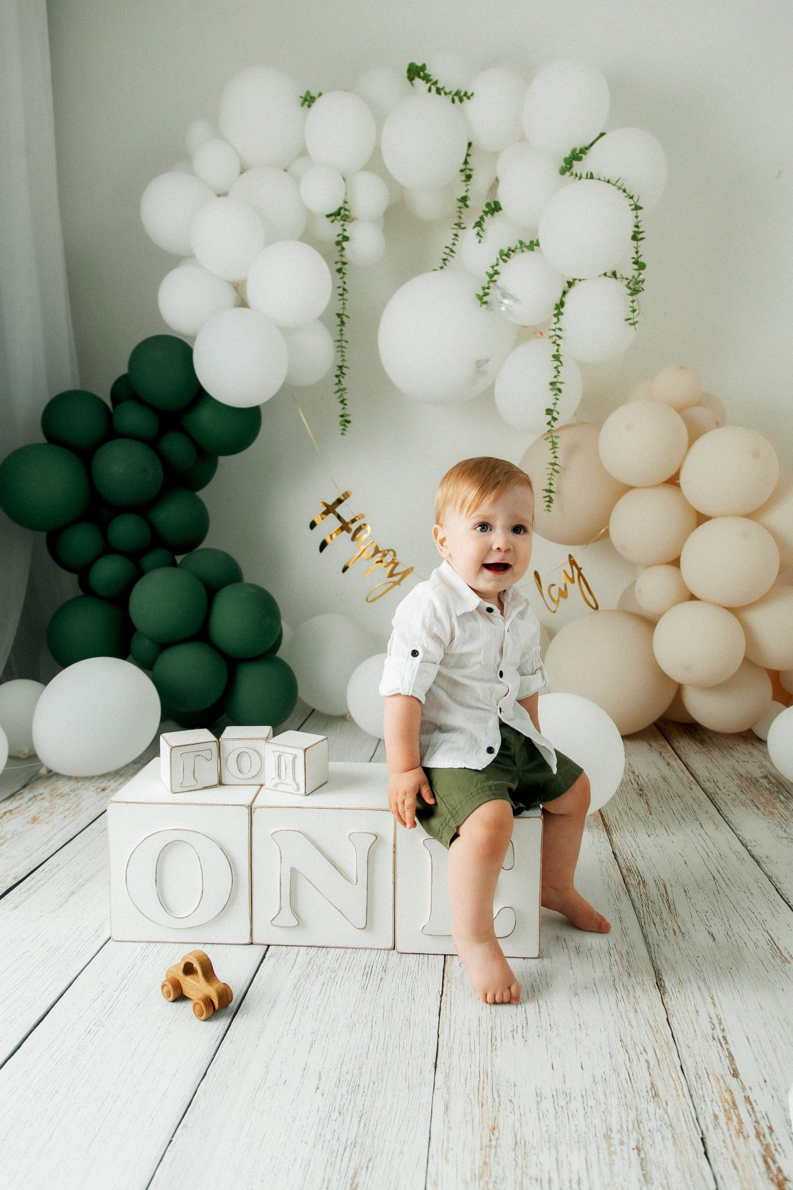 Зоны с шарами. Фотограф новорождённых Екатерина Боброва. Ульяновск