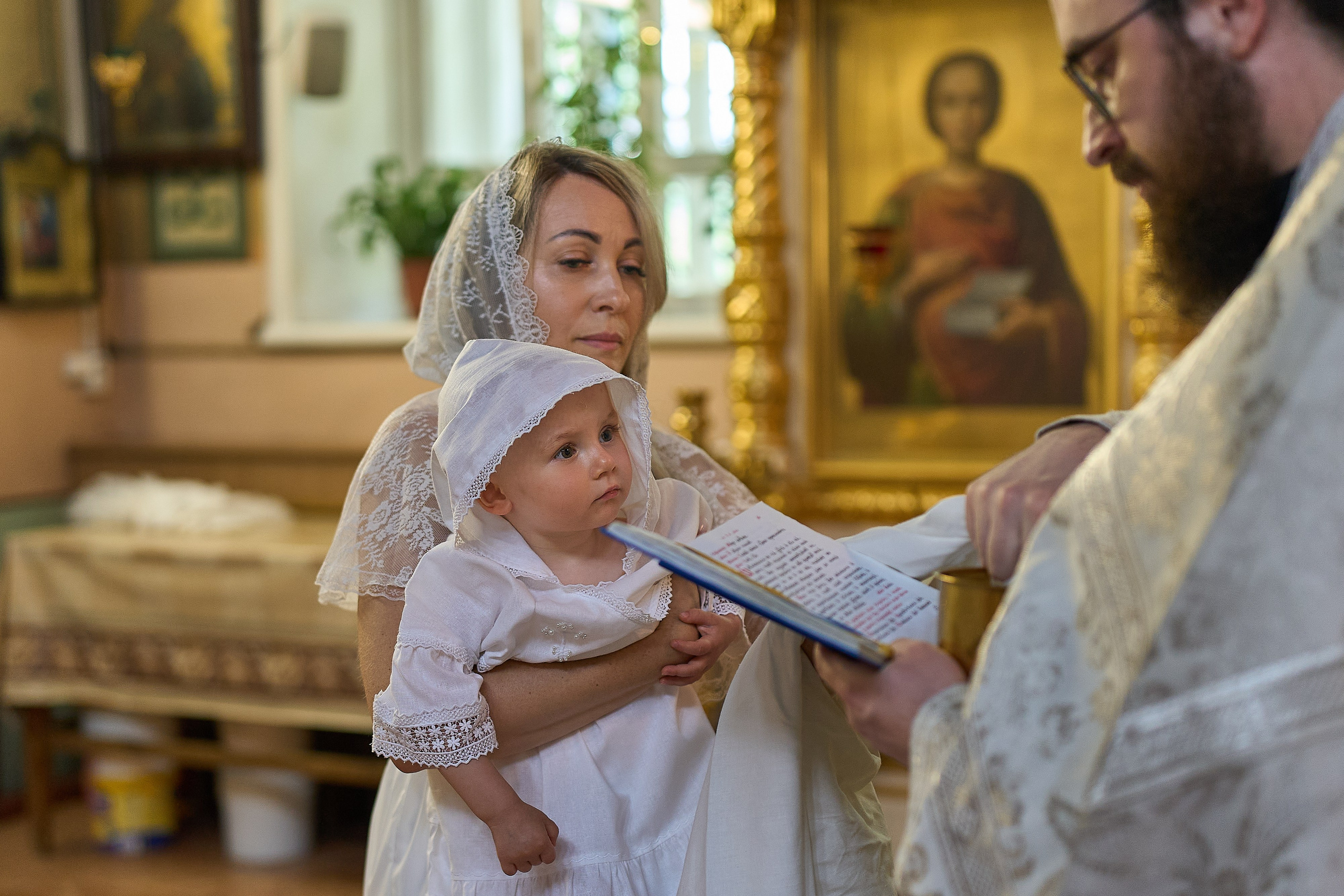 Крещение в церкви Преображения Господня