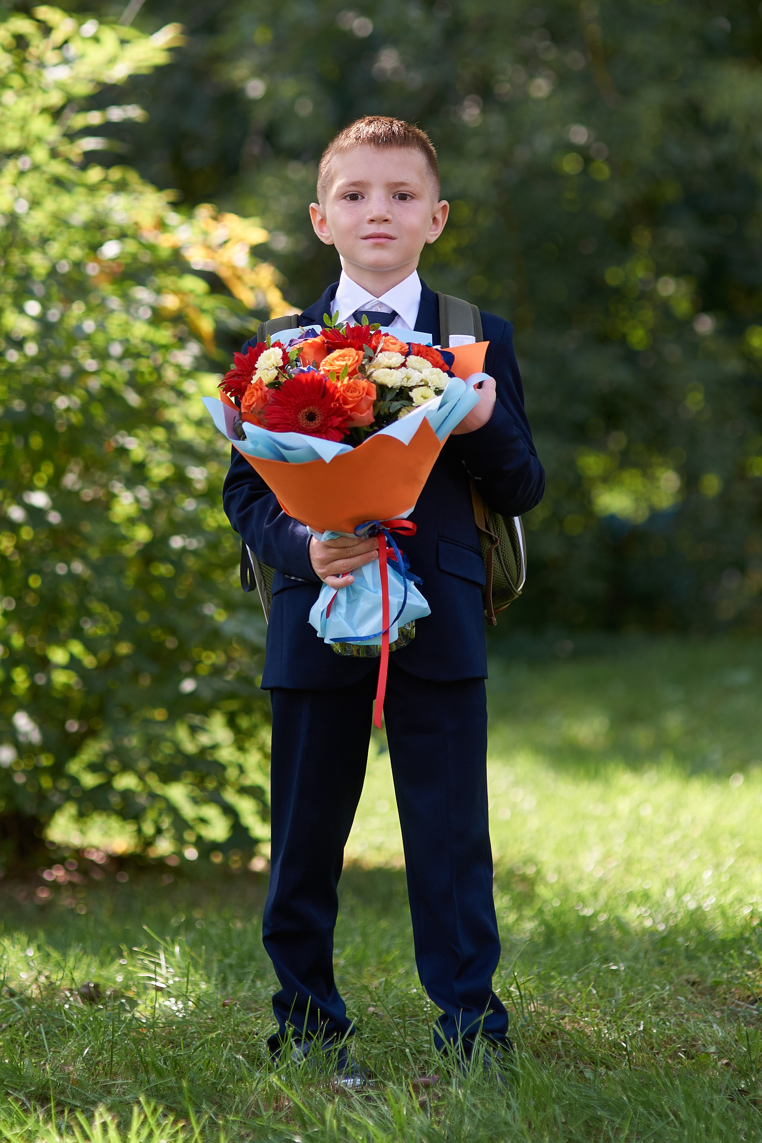 1 класс в День Знаний. Фотограф Владимир Артамонов