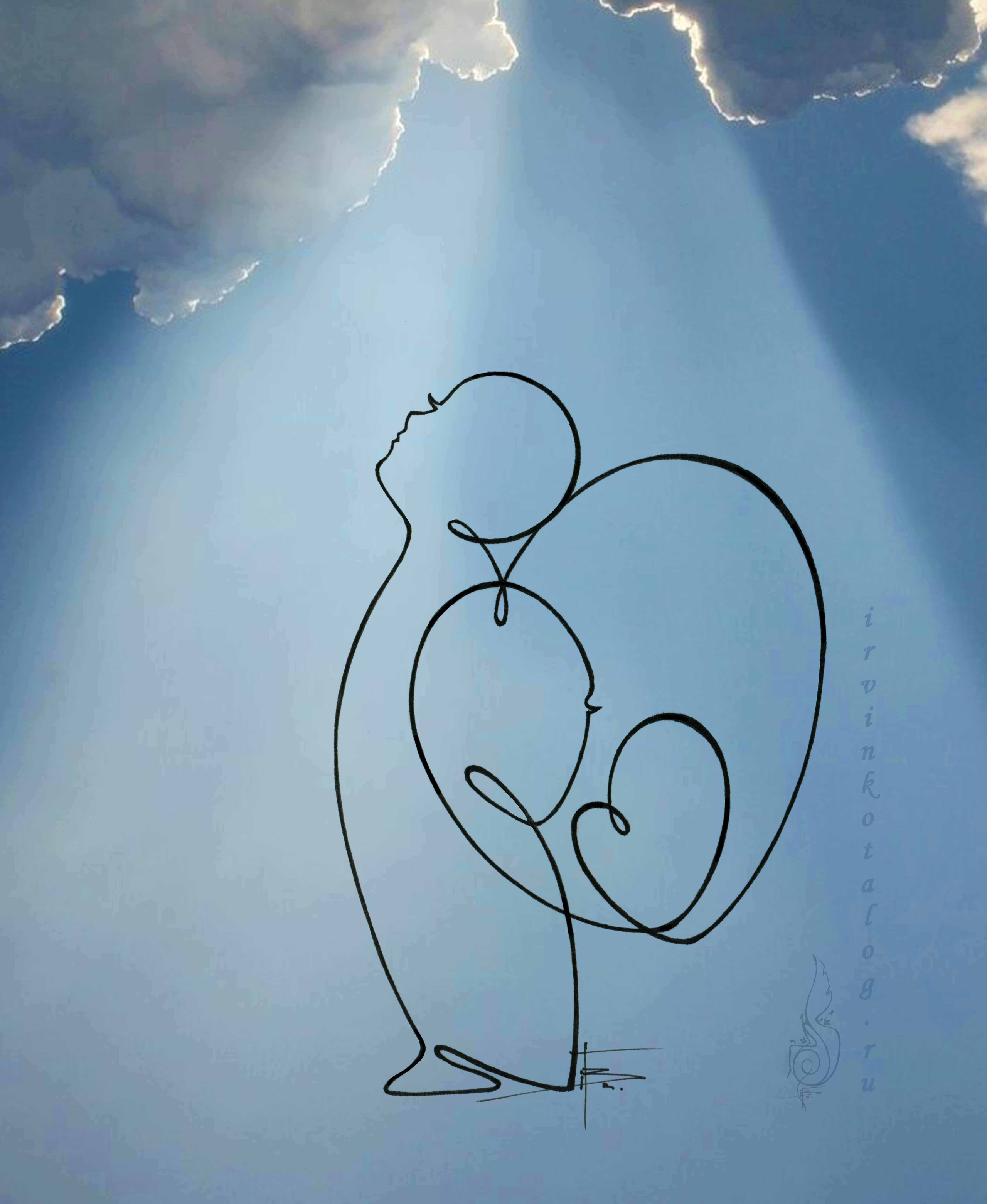 «Среди тёмных туч , осветил мой путь , твой Сердечный луч» 08.12.23 Вдох-выдох.