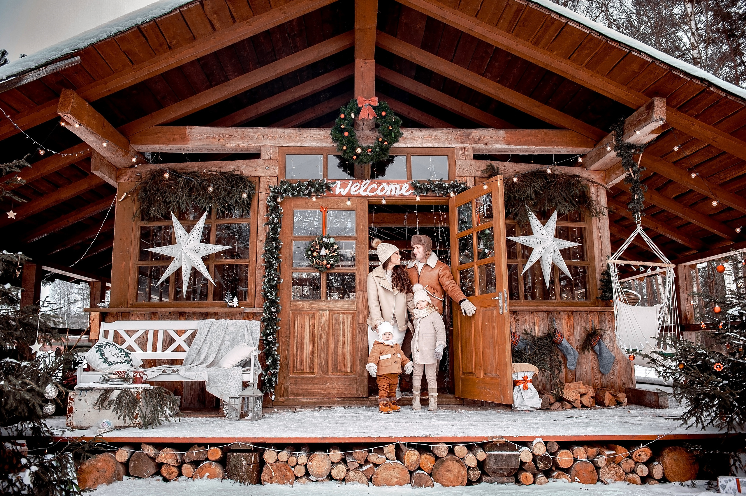 Ольга, Московская область, Ногинский район, Шале в лесу. Свадебный и семейный фотограф Виктория Носачёва. Щелково, Москва и МО