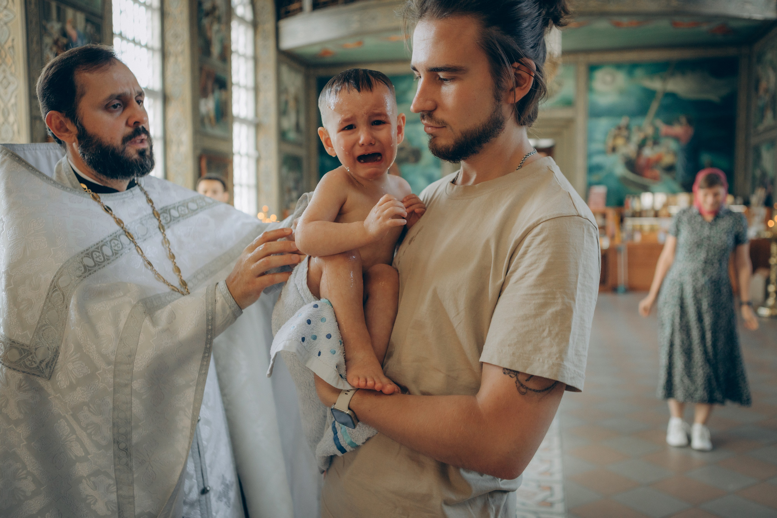 Крещение Николая и Даниила. Семейный фотограф и фотограф на роды в Ростове-на-Дону Мухина Виктория
