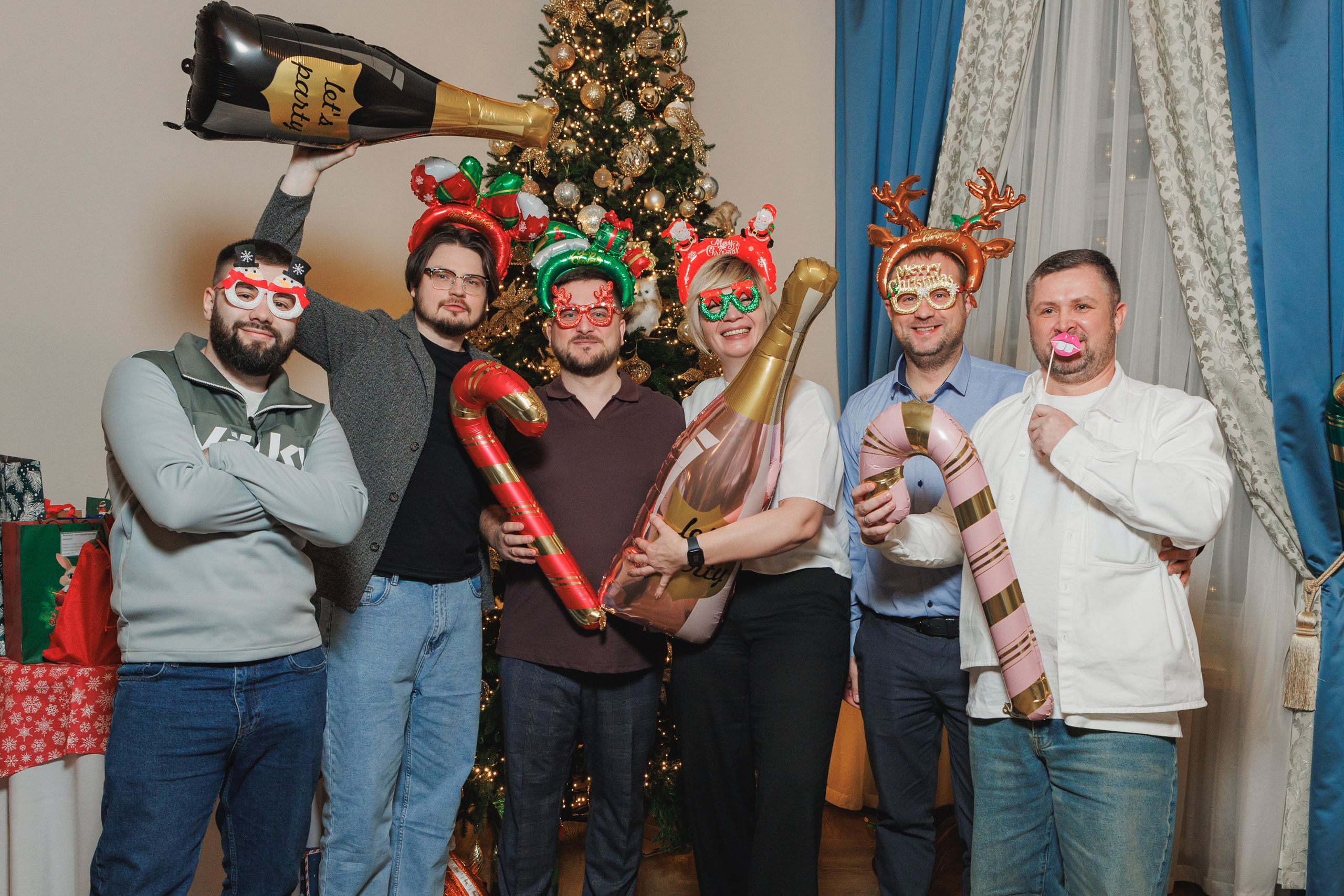 Новогодний корпоратив. Фотограф в Москве Дмитрий Емельянов