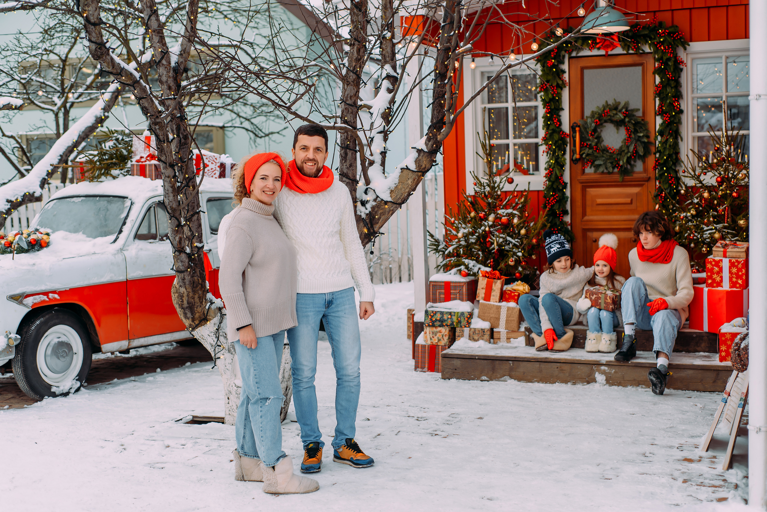 Дарья с семьей. Детский и семейный фотограф Эльмира Веселова