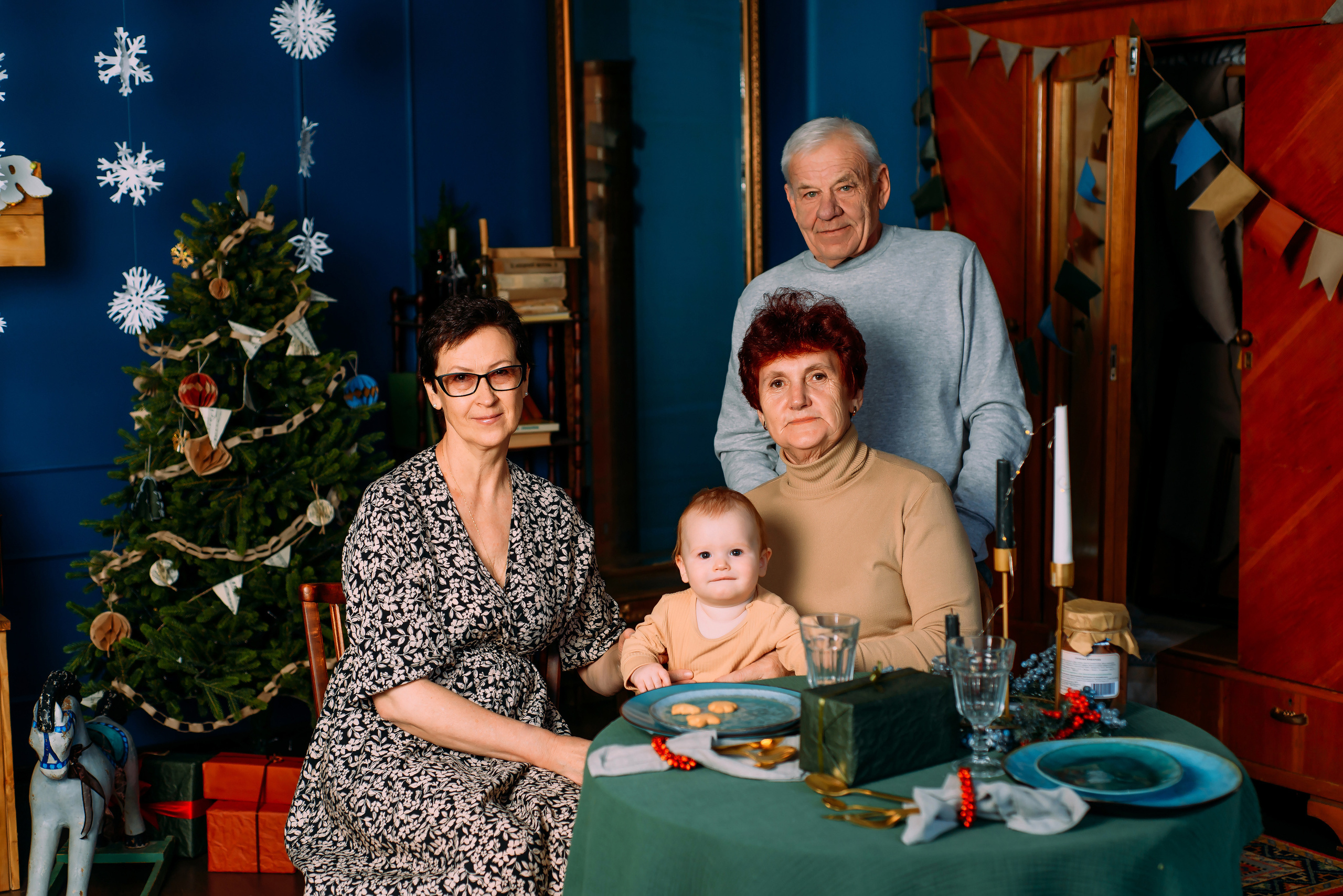 Елизавета с семьей. Детский и семейный фотограф Эльмира Веселова