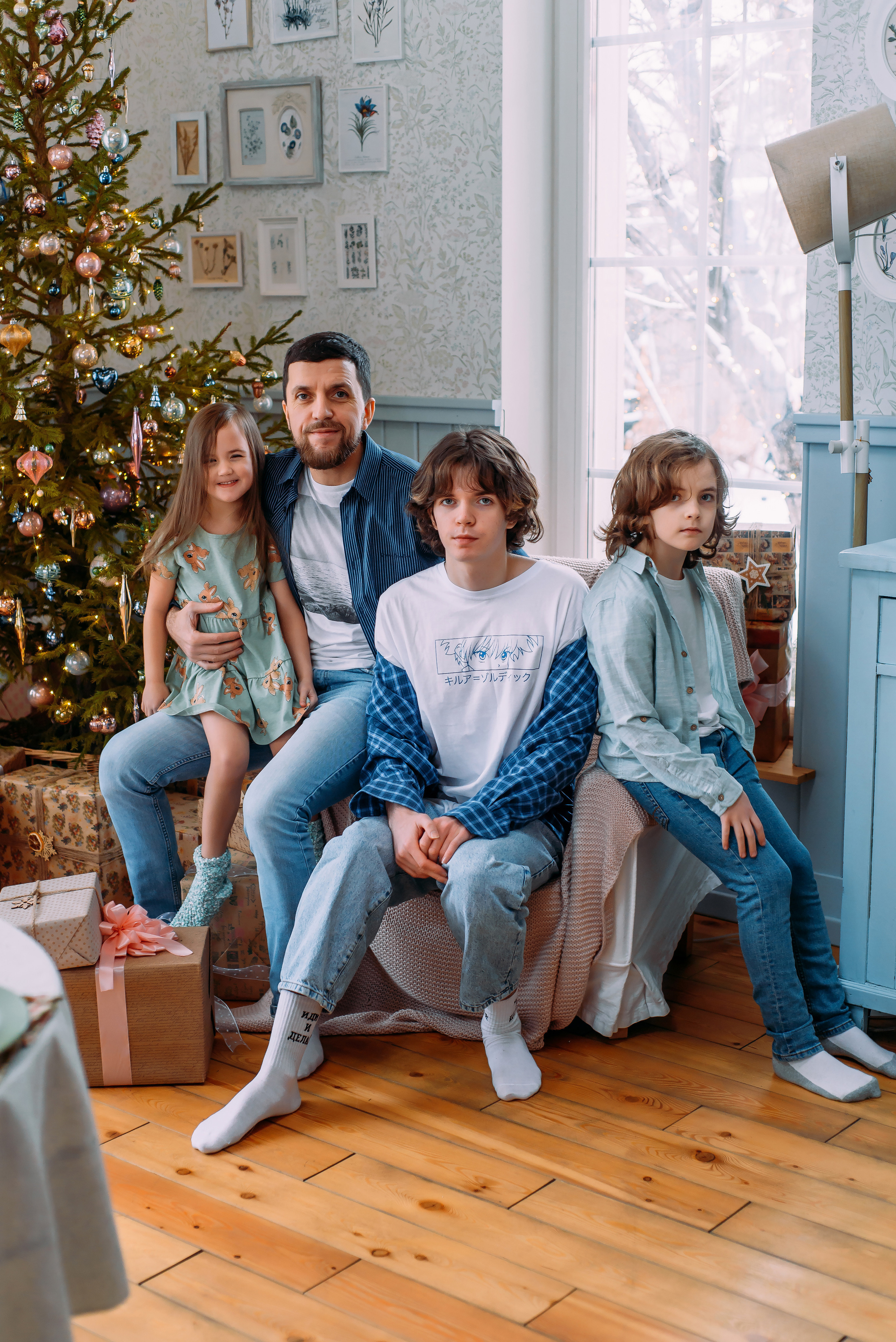 Дарья с семьей. Детский и семейный фотограф Эльмира Веселова