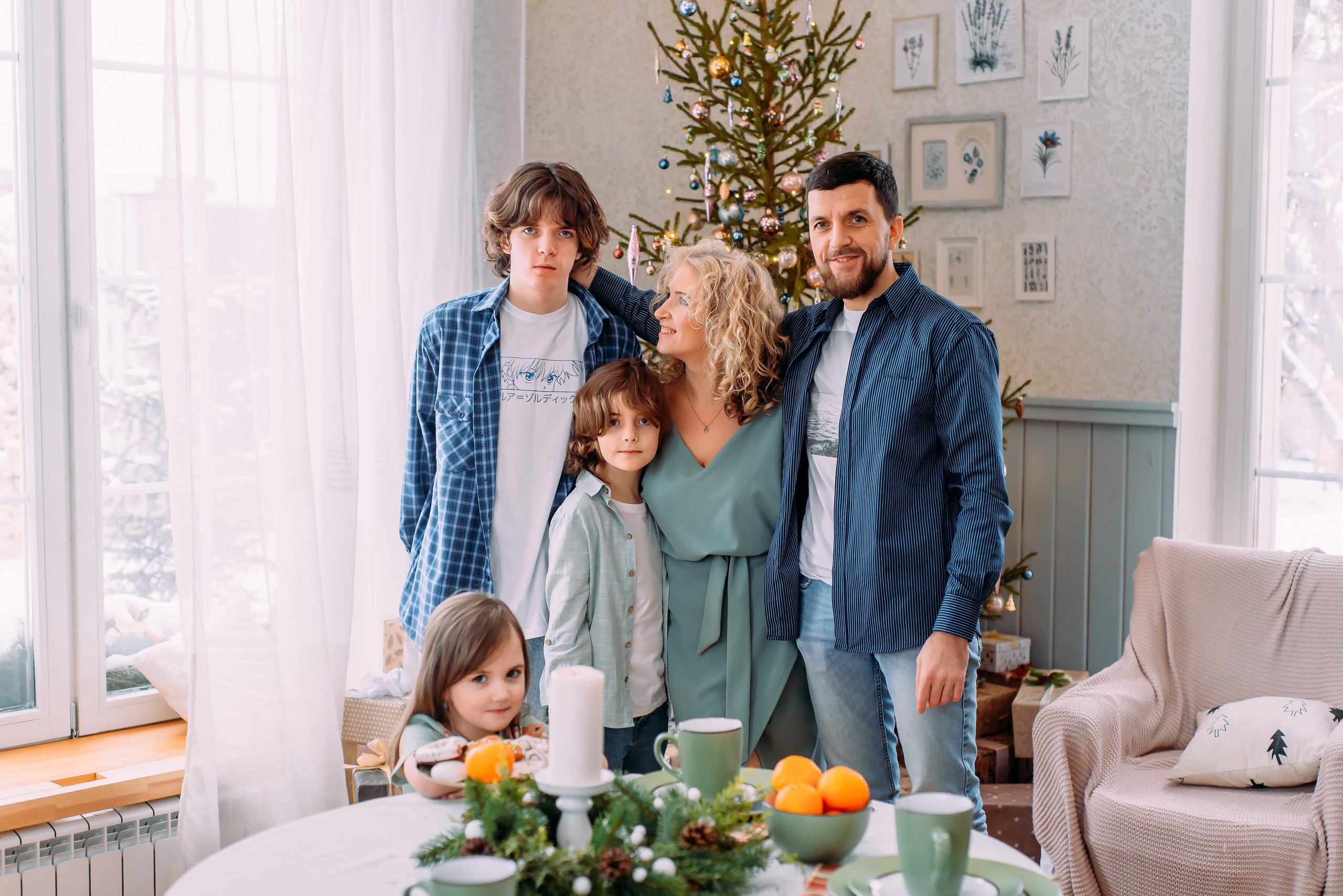 Дарья с семьей. Детский и семейный фотограф Эльмира Веселова