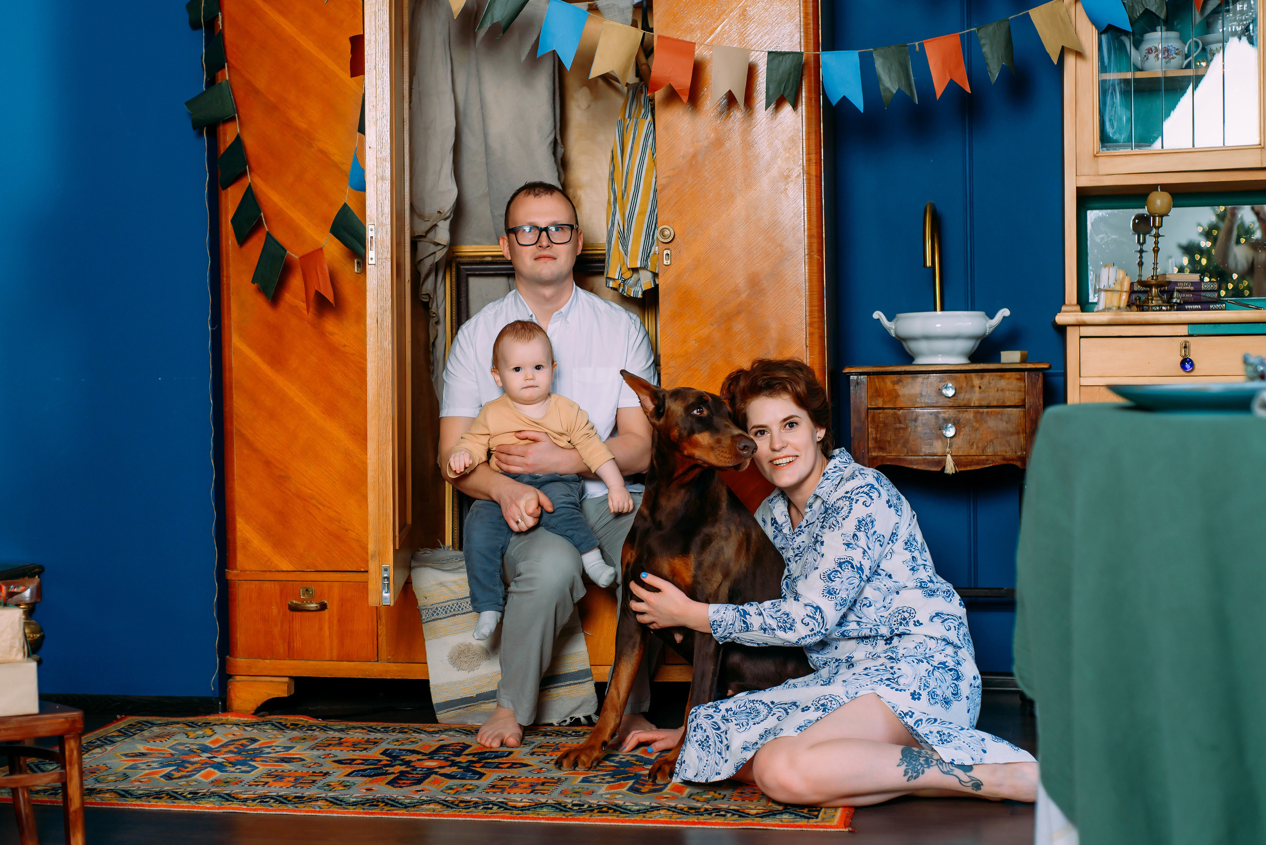 Елизавета с семьей. Детский и семейный фотограф Эльмира Веселова