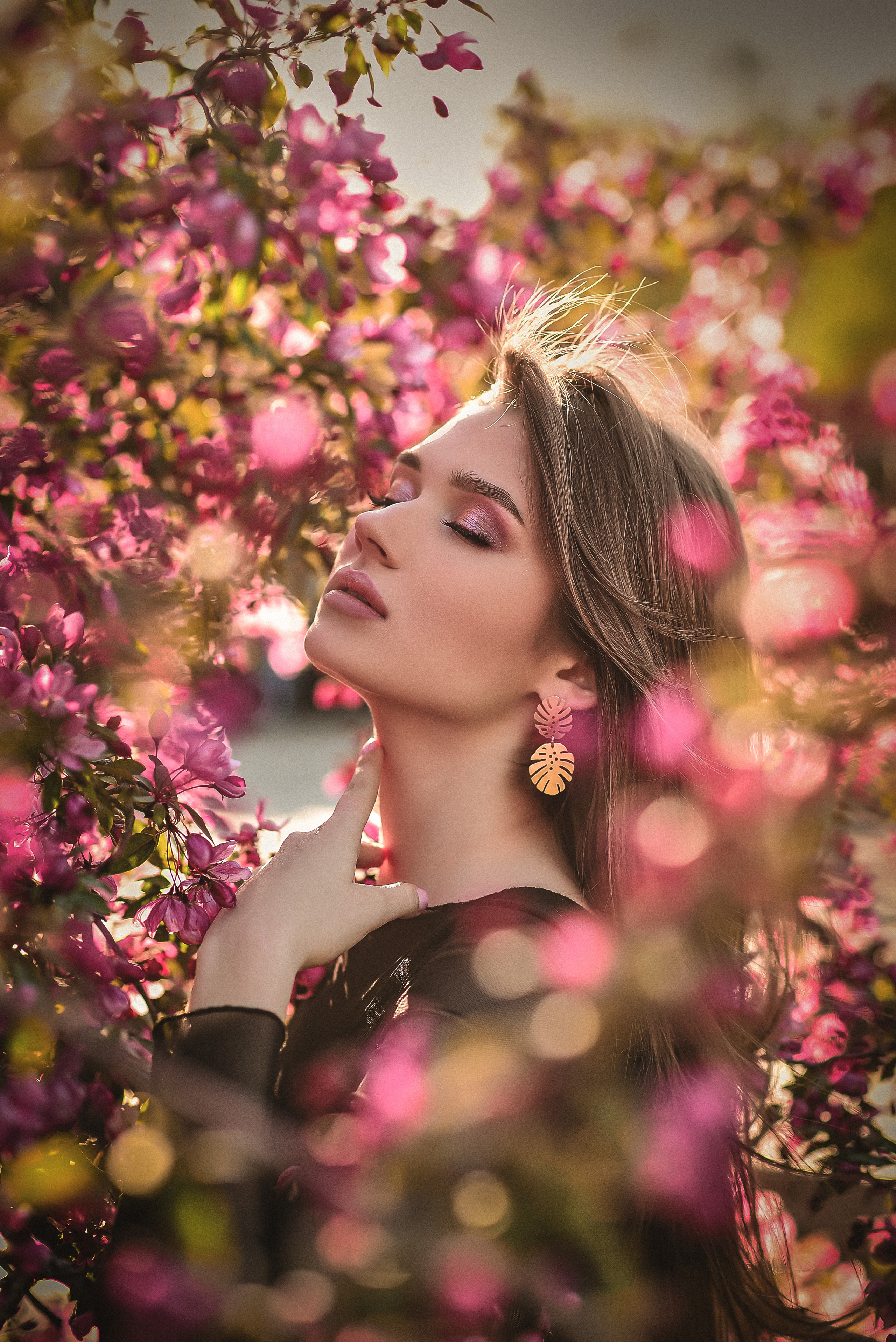 Весна. Съемка в цветении. Семейный и свадебный фотограф в Донецке Донская Анастасия