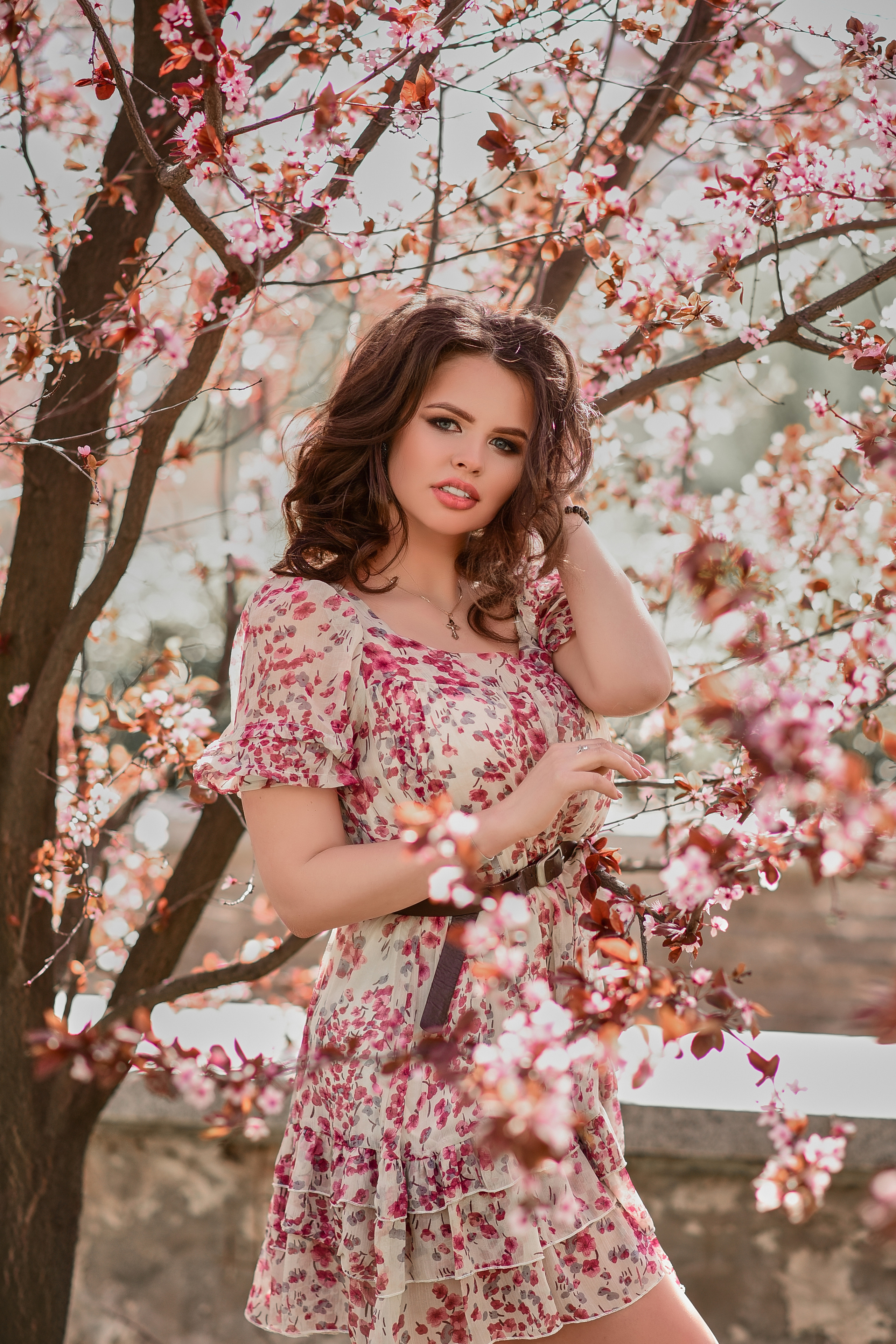 Весна. Съемка в цветении. Семейный и свадебный фотограф в Донецке Донская Анастасия