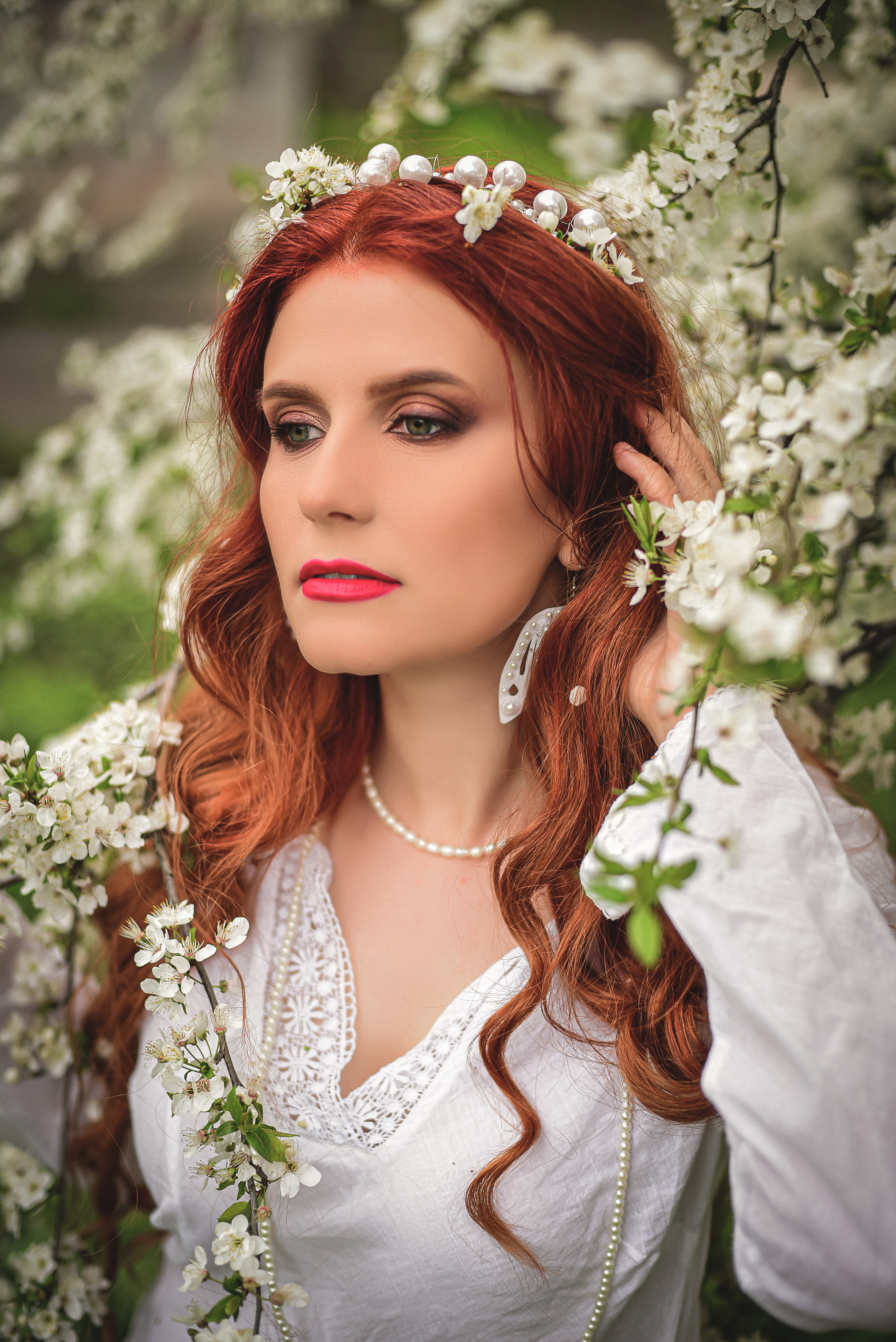 Весна. Съемка в цветении. Семейный и свадебный фотограф в Донецке Донская Анастасия