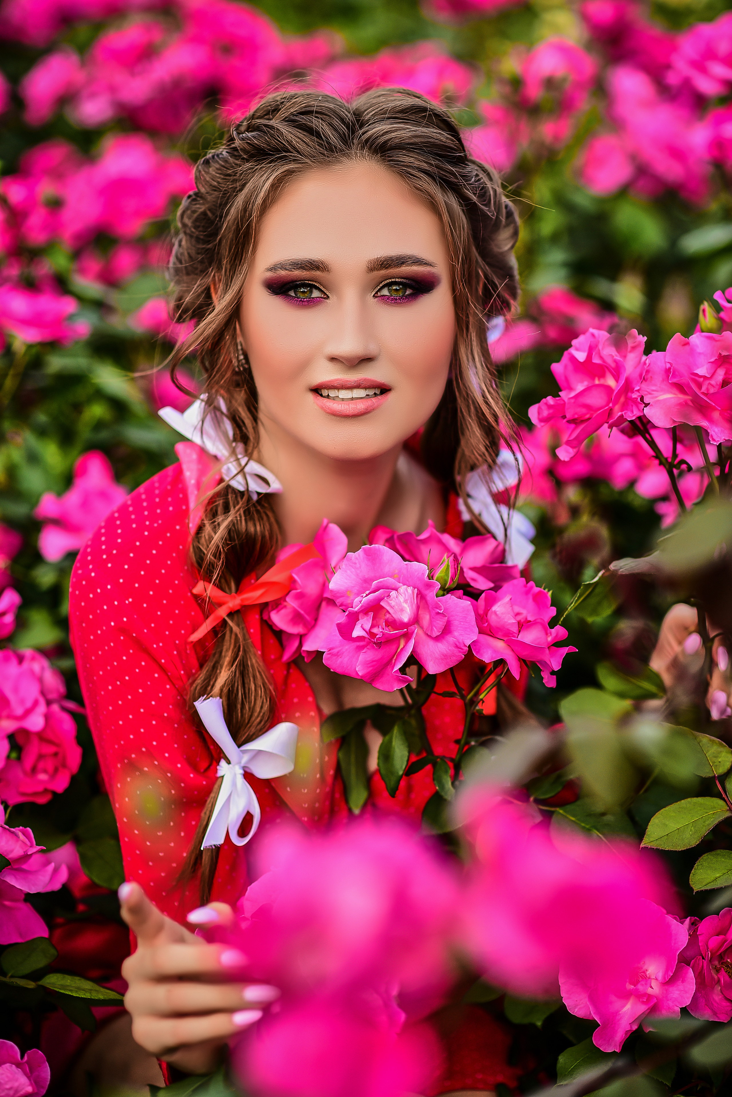 Весна. Съемка в цветении. Семейный и свадебный фотограф в Донецке Донская Анастасия